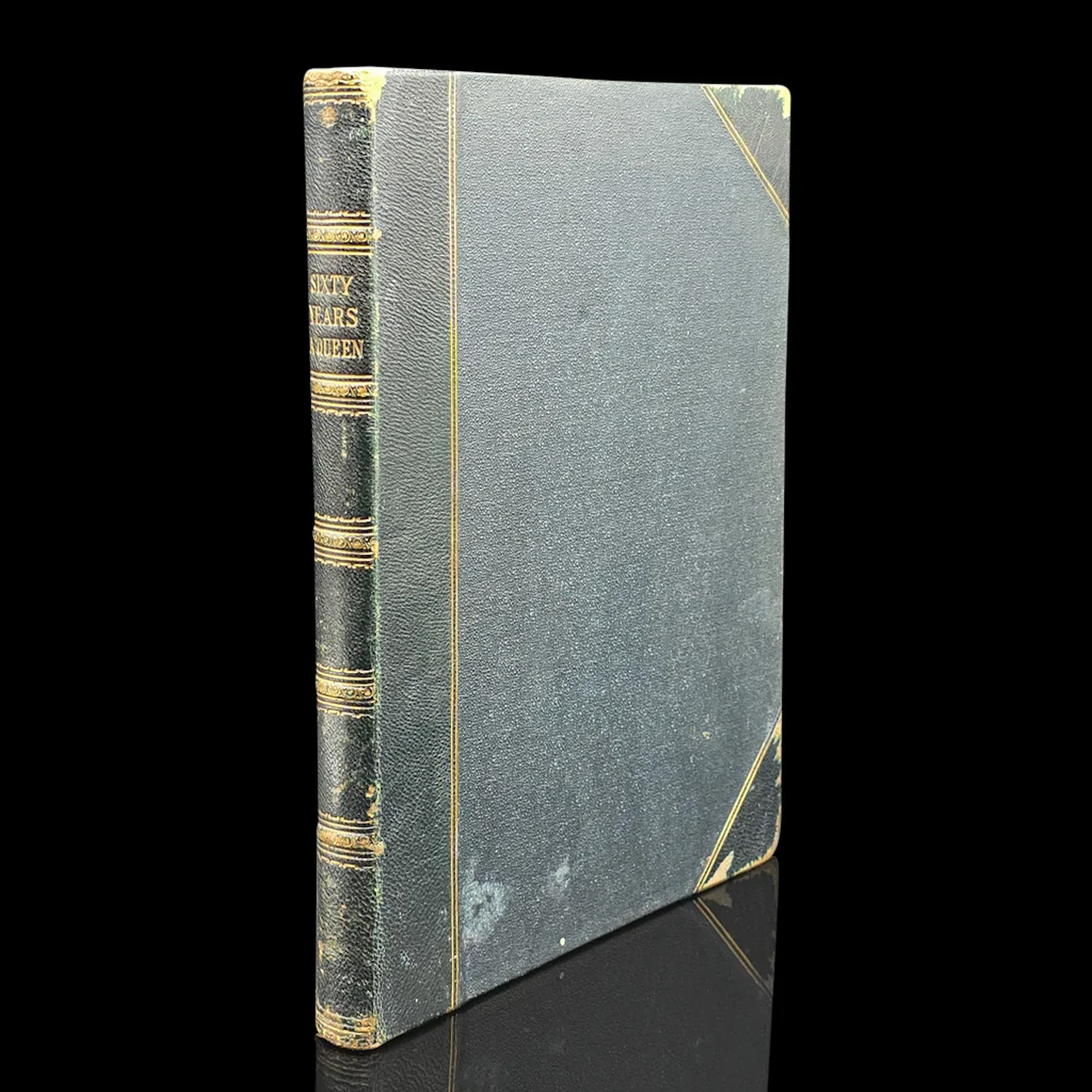 Antique Royal Book, Sixty Years a Queen, History Reference, Hardcover