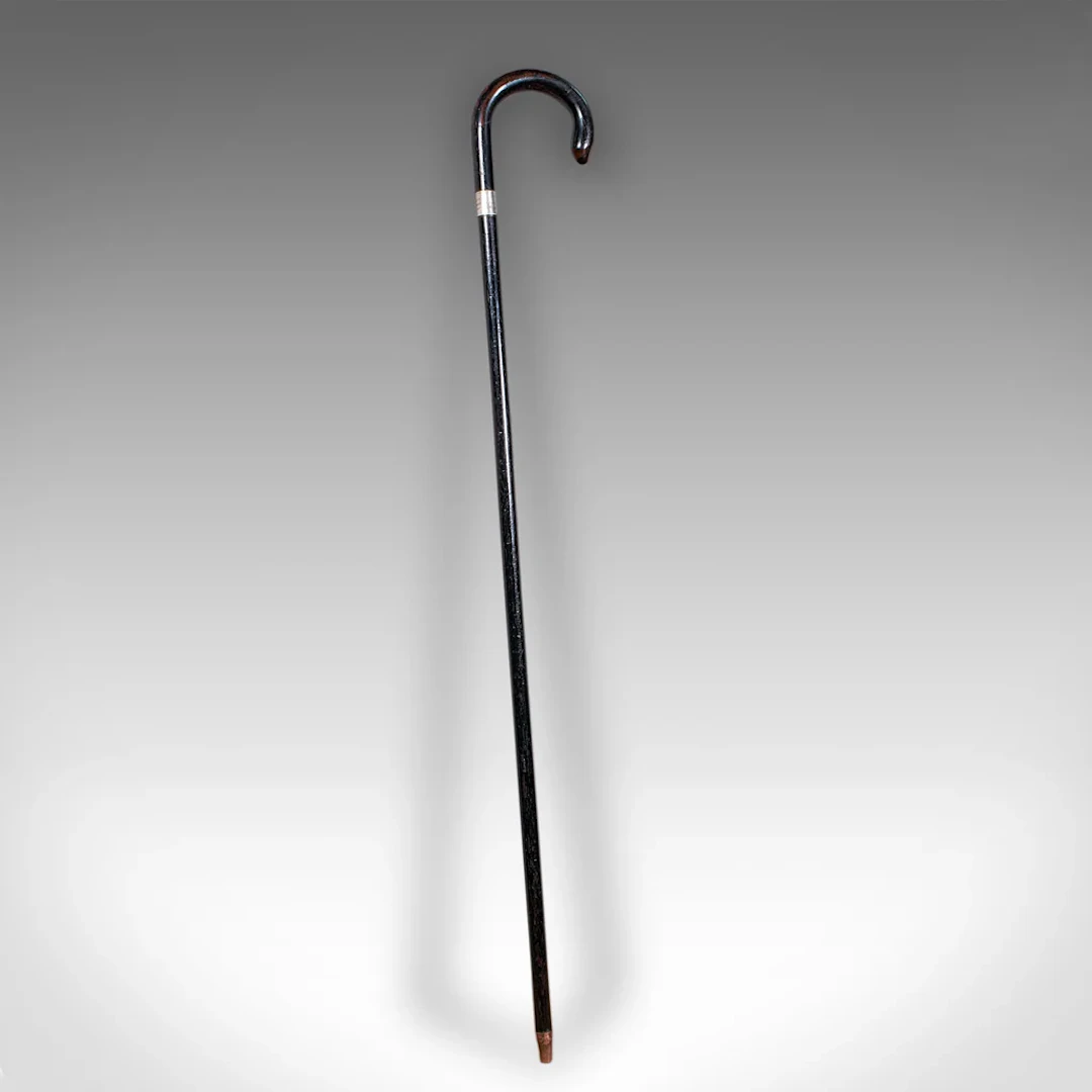 Vintage Gentleman's Walking Cane, English, Brass, Stick, Hallmarked