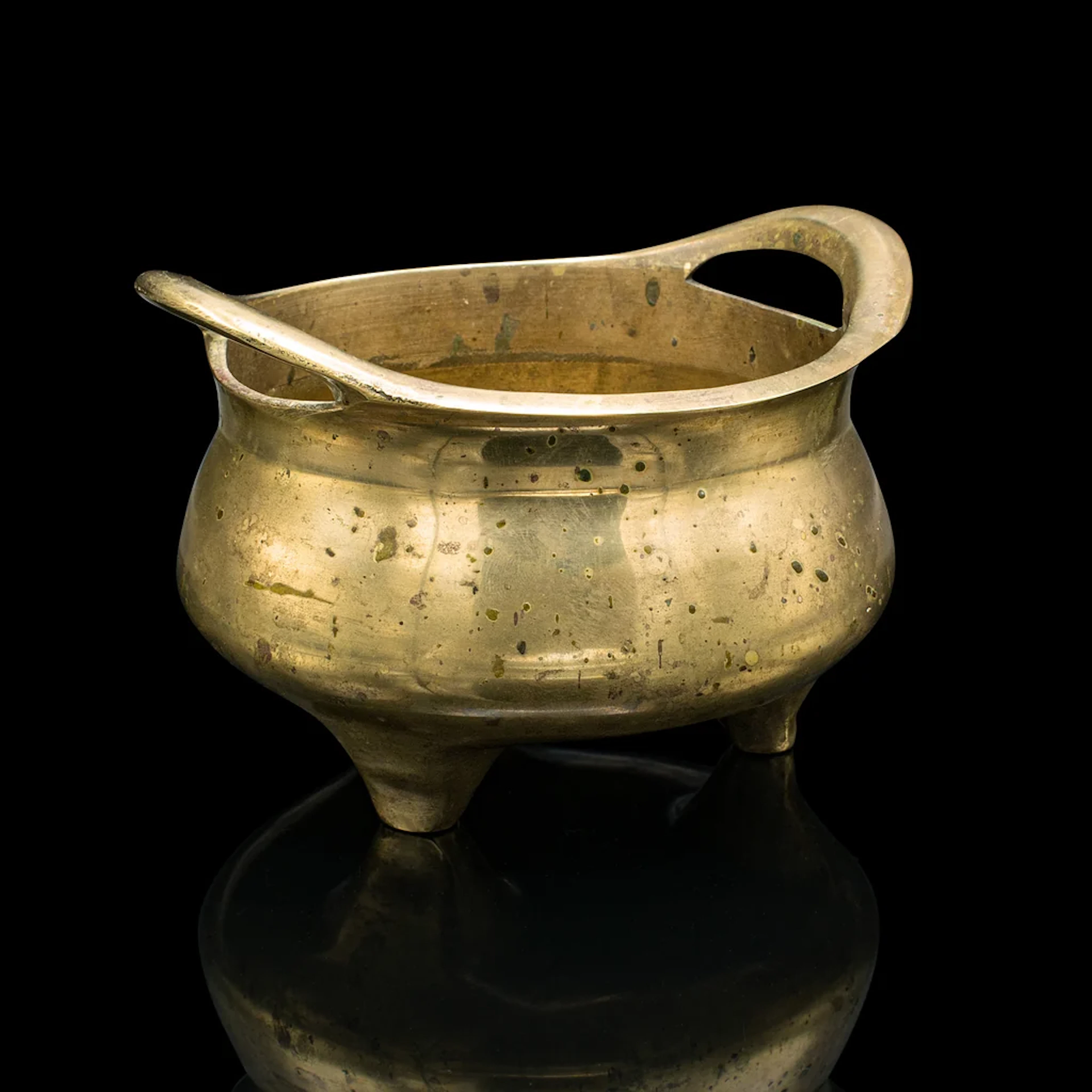 Antique Incense Burner, Oriental, Brass Censer, Decorative, Victorian, C.1900