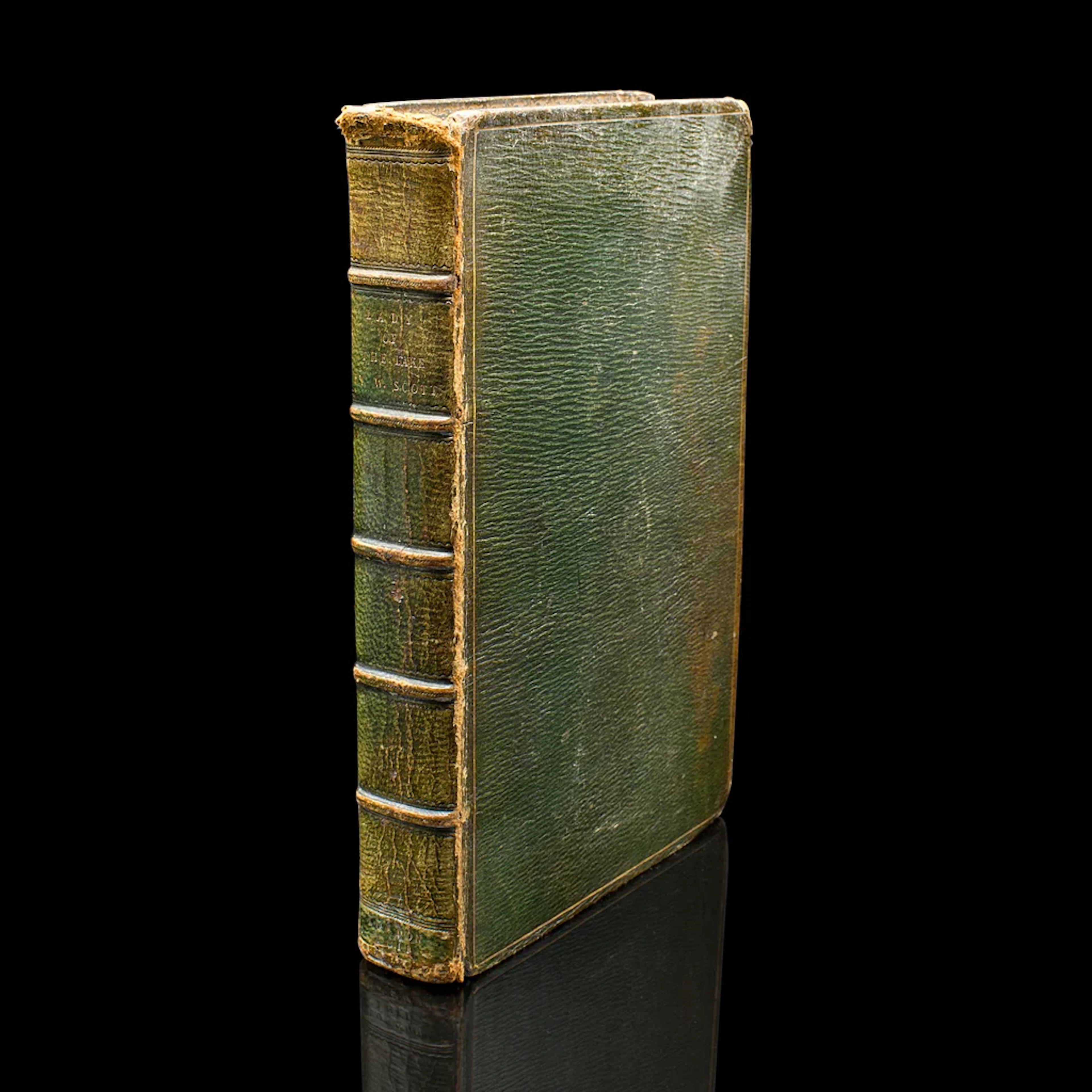 Antique Poetry Book, The Lady Of The Lake, Walter Scott, Early Edition