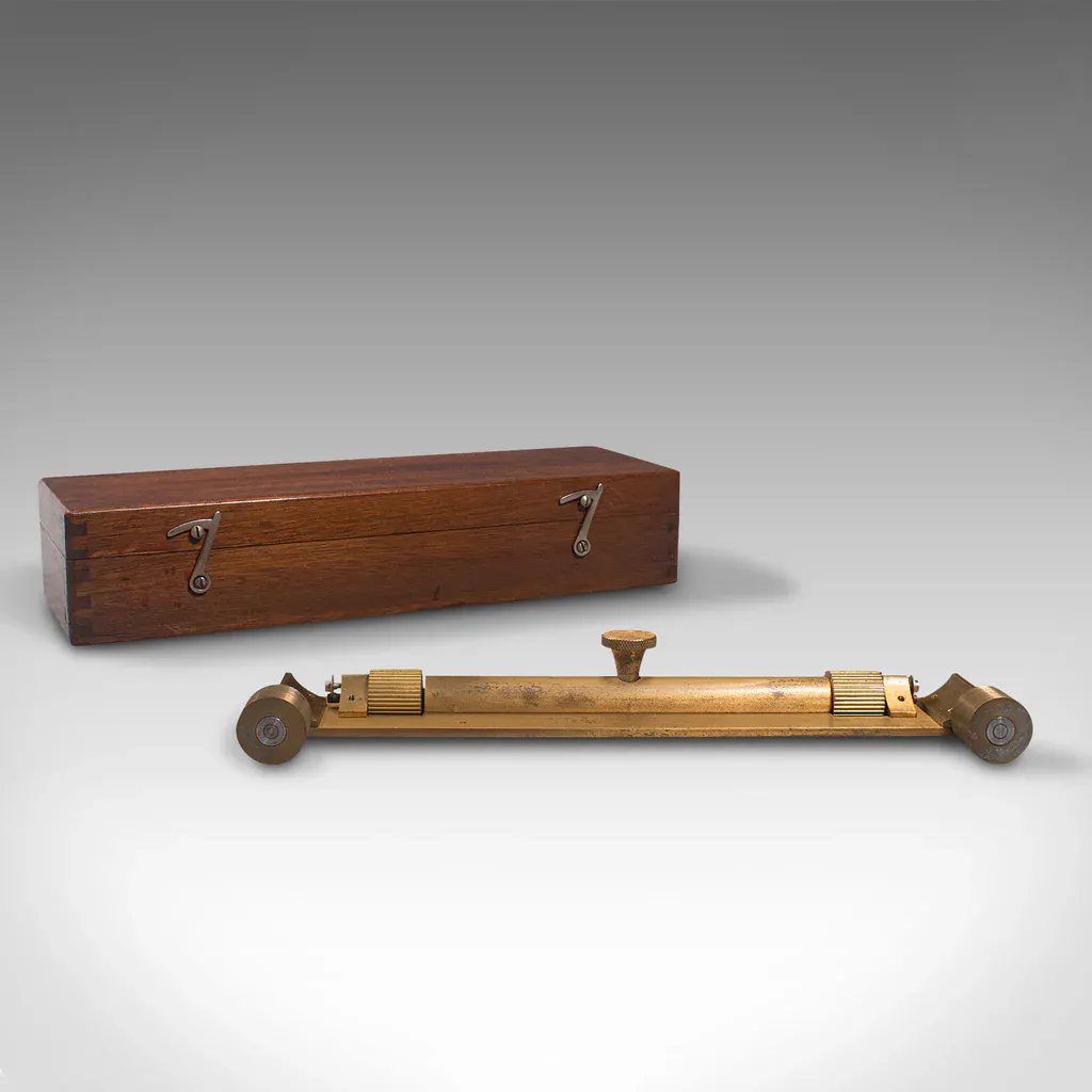 Guy Rule Instrument Antique Rolling Parallel Rule, English, Brass, Scientific Instrument ...