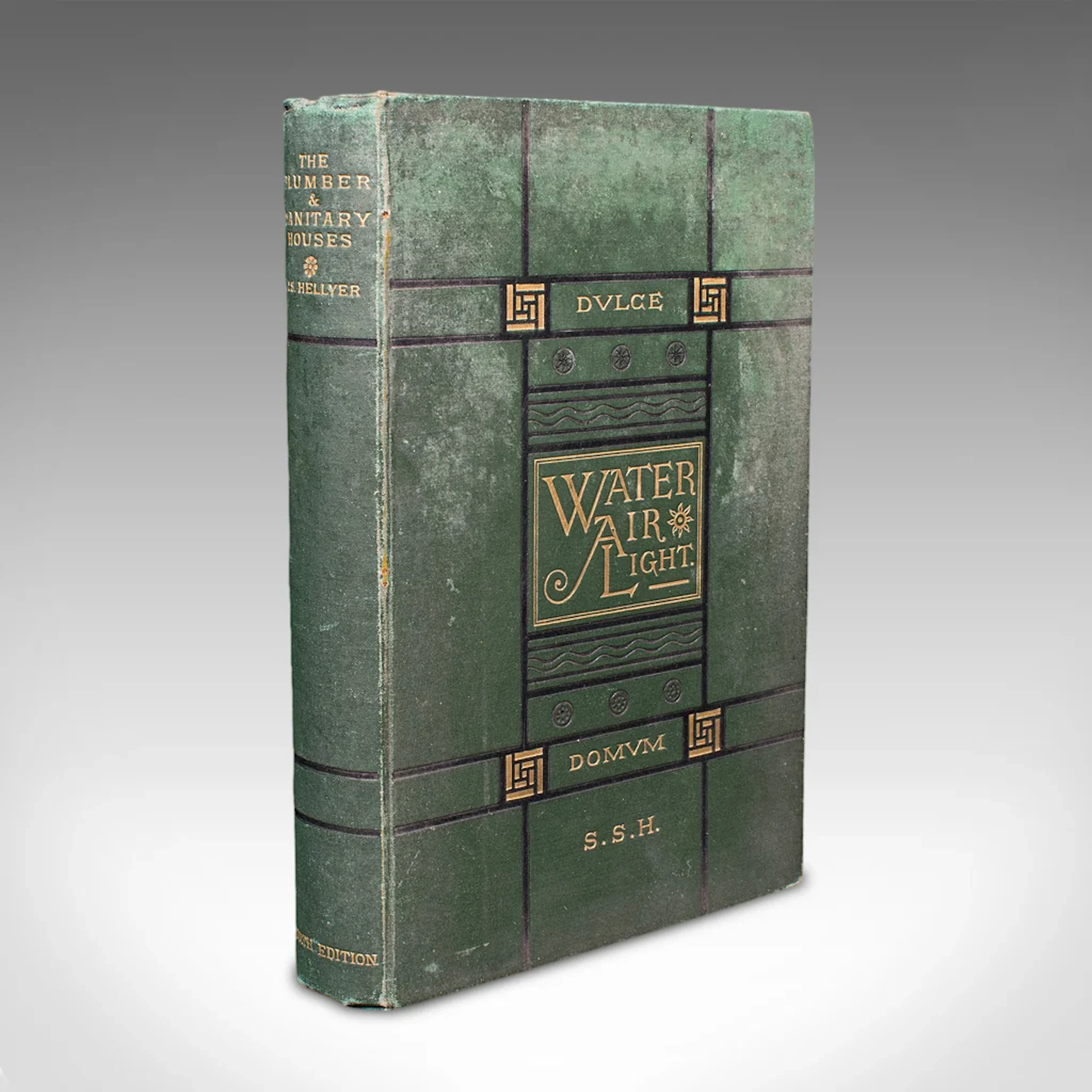 Antique Reference Book The Plumber and Sanitary Houses, English, Victorian