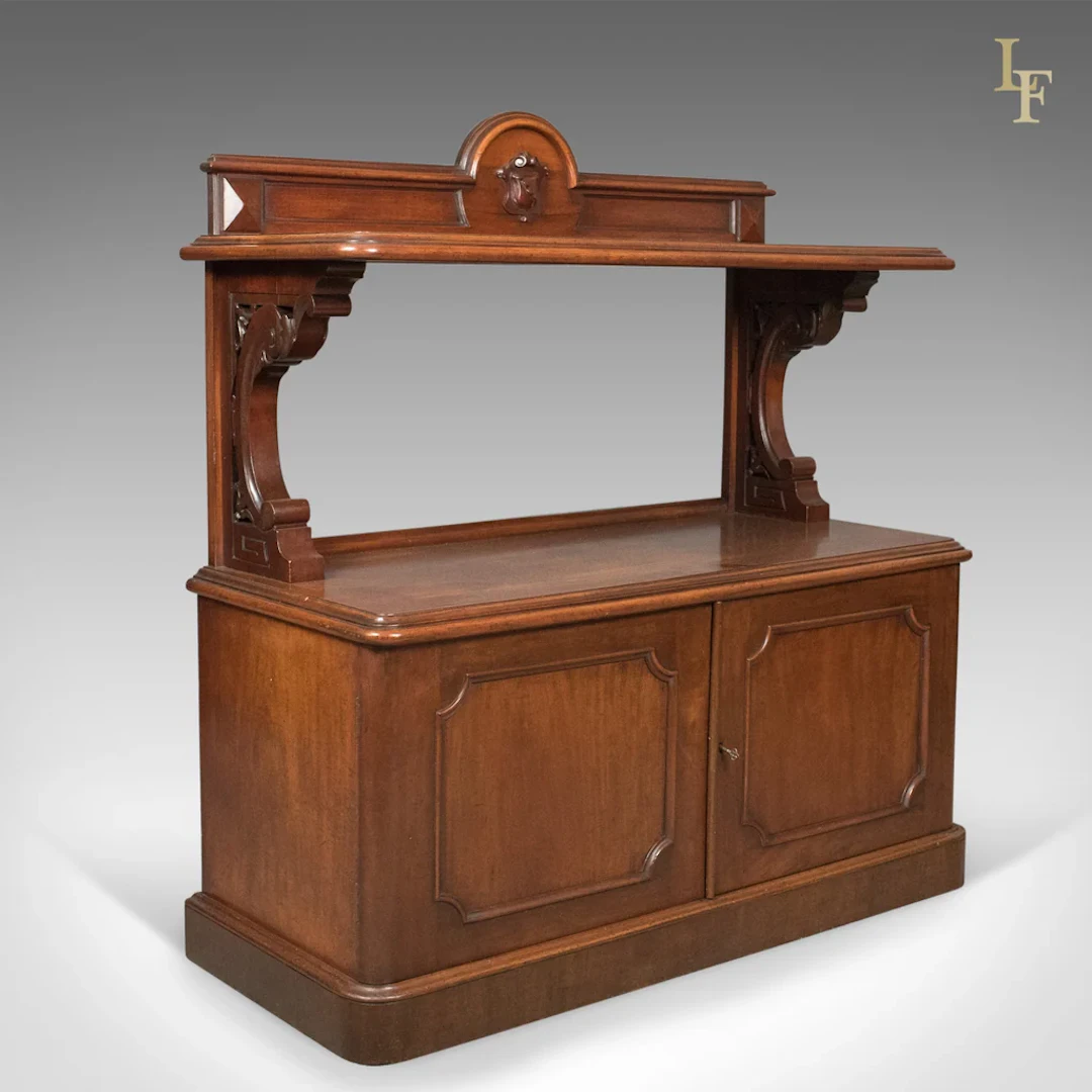 Antique Buffet, Scottish Server Cabinet, Mahogany, Mid Victorian c.1870