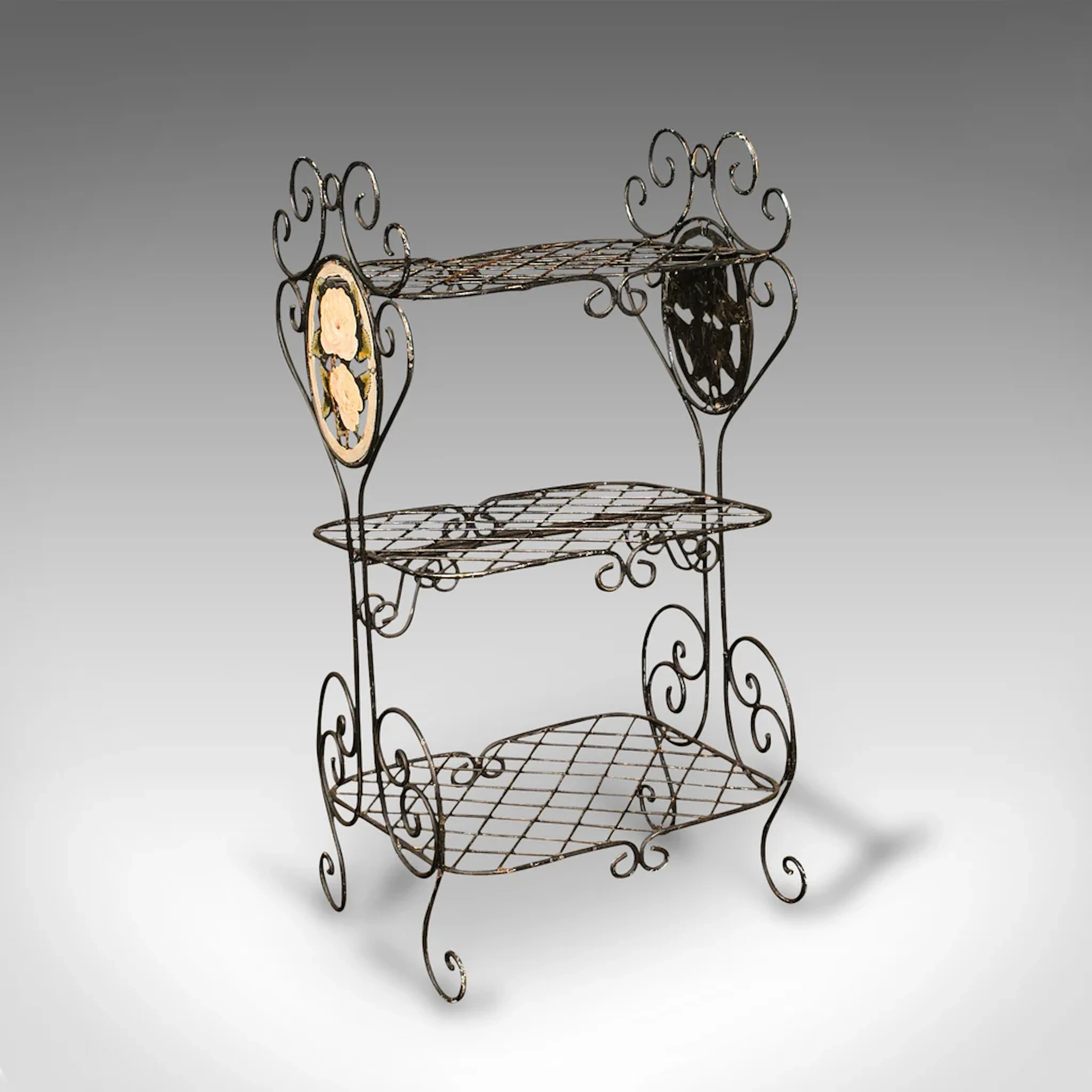 Vintage Decorative Planter Stand, French, Whatnot, Art Nouveau Taste