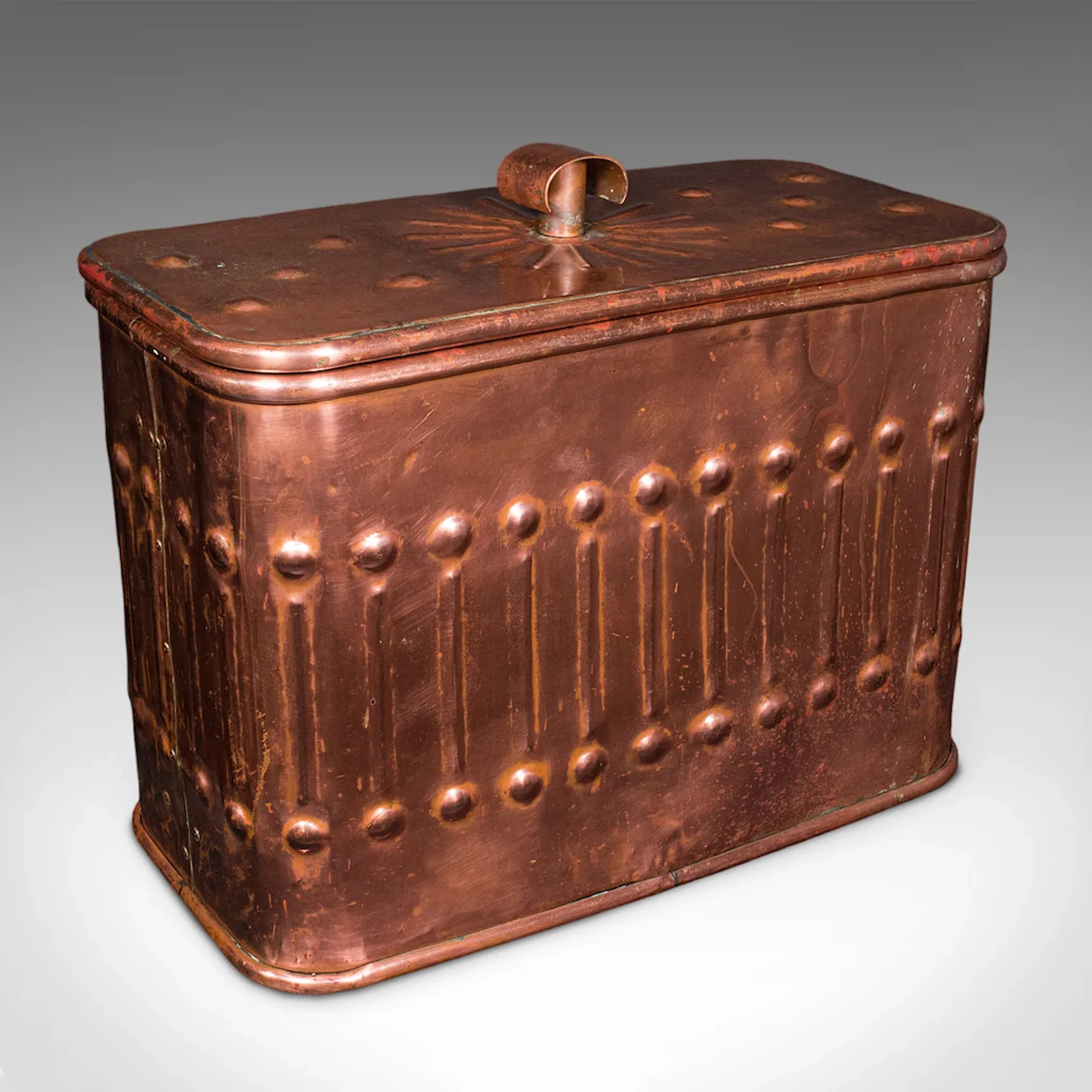 Vintage Dairyman's Cooler, English Copper, Milk, Ice Cream Cool Box