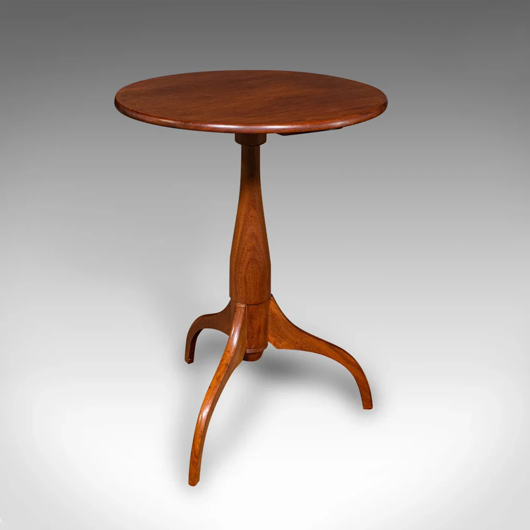 Vintage Cotswold School Wine Table, English, Walnut, Side, Lamp, Mid Century