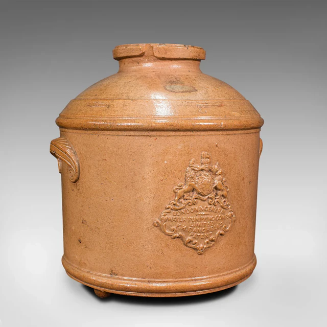 Antique Water Purifying Filter, English, Ceramic, Decorative, Victorian, C.1870