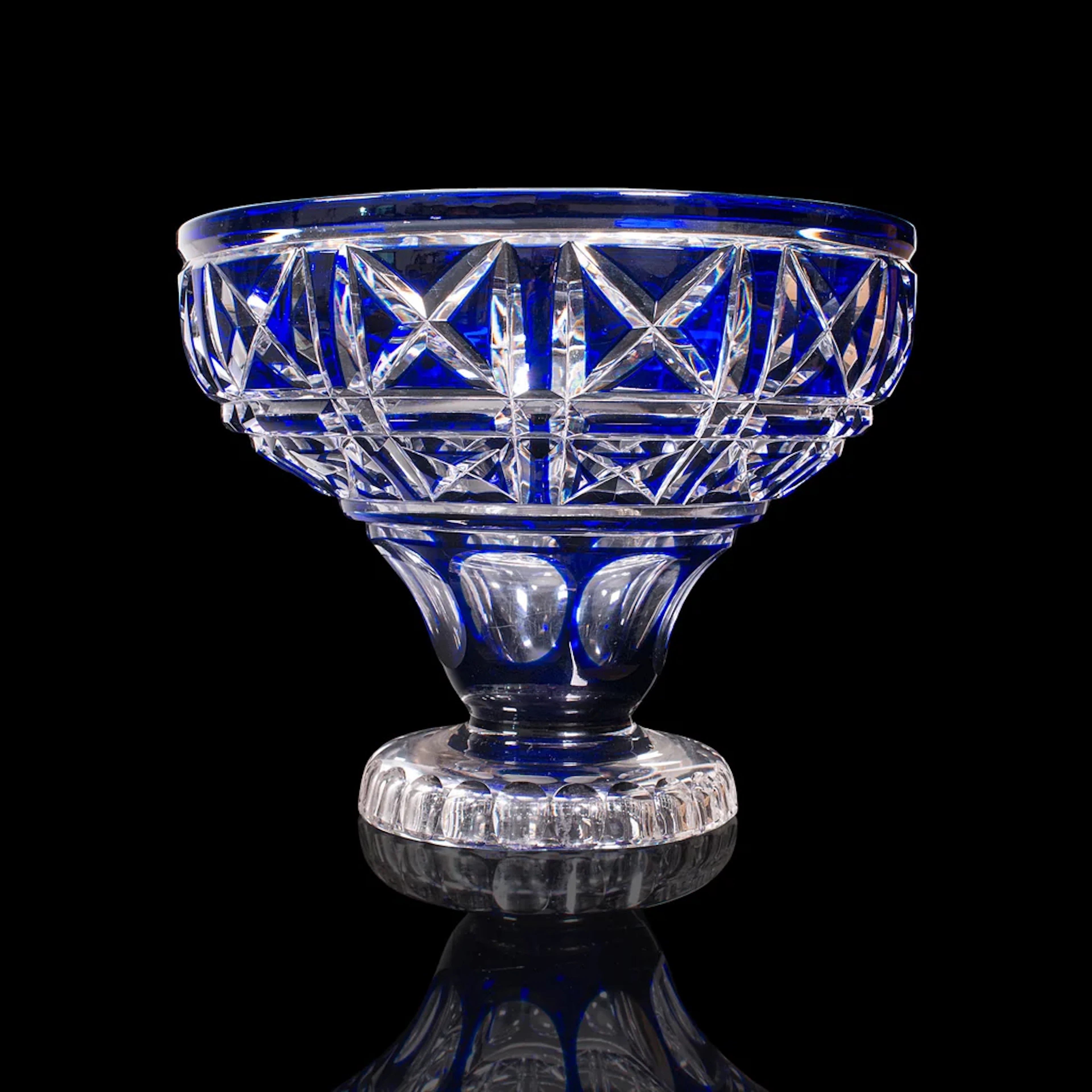 Vintage Decorative Bowl, English, Glass, Fruit Dish, Centrepiece, Circa 1930