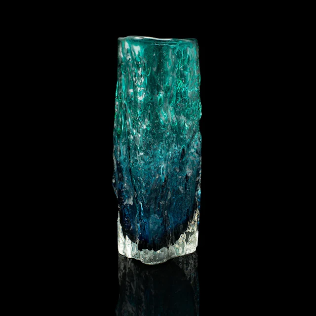 Vintage Decorative Posy Vase, Italian, Art Glass, Flower Jar, Mid 20th Century