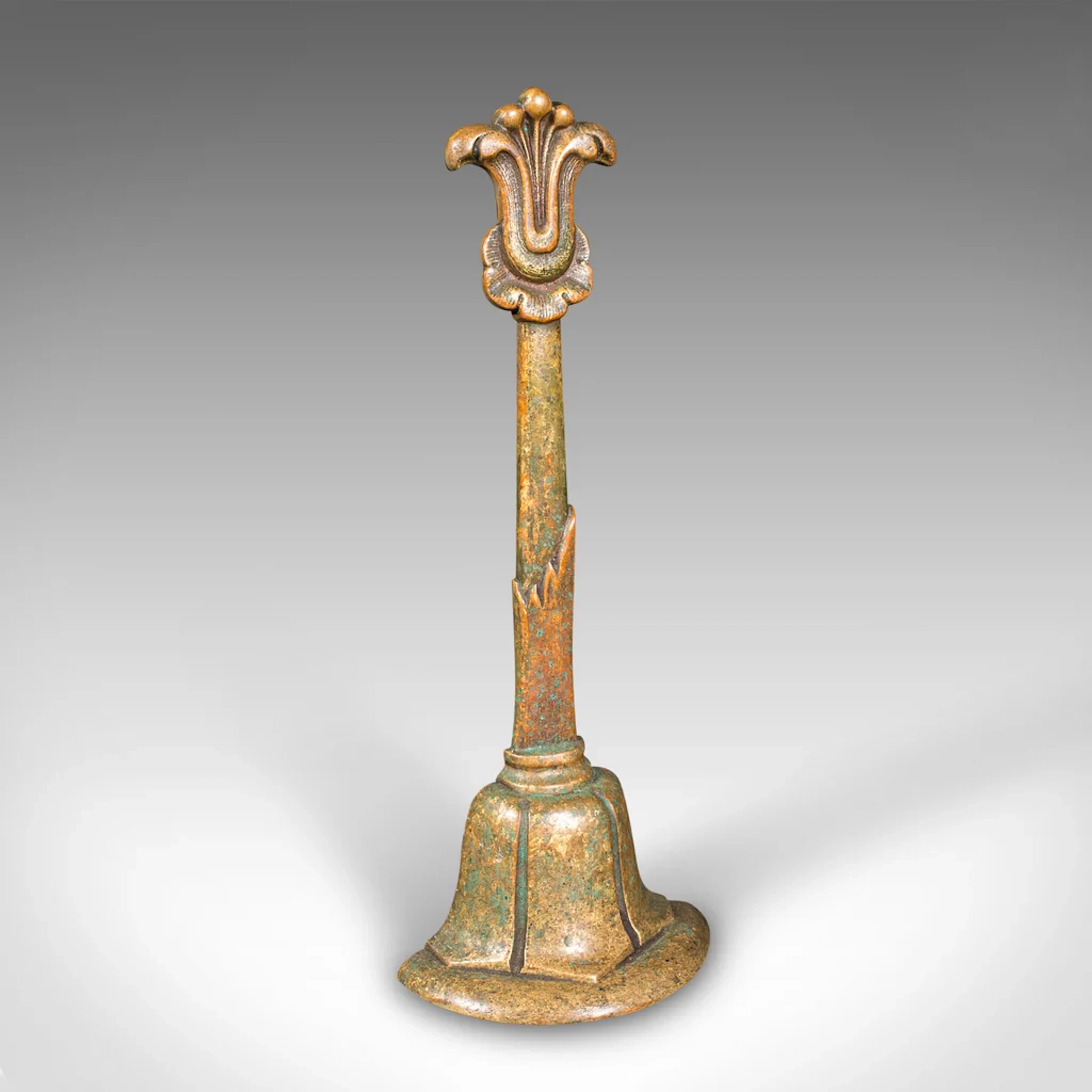 Antique Decorative Doorstop, Dutch, Brass, Door Porter, Georgian, Circa 1800