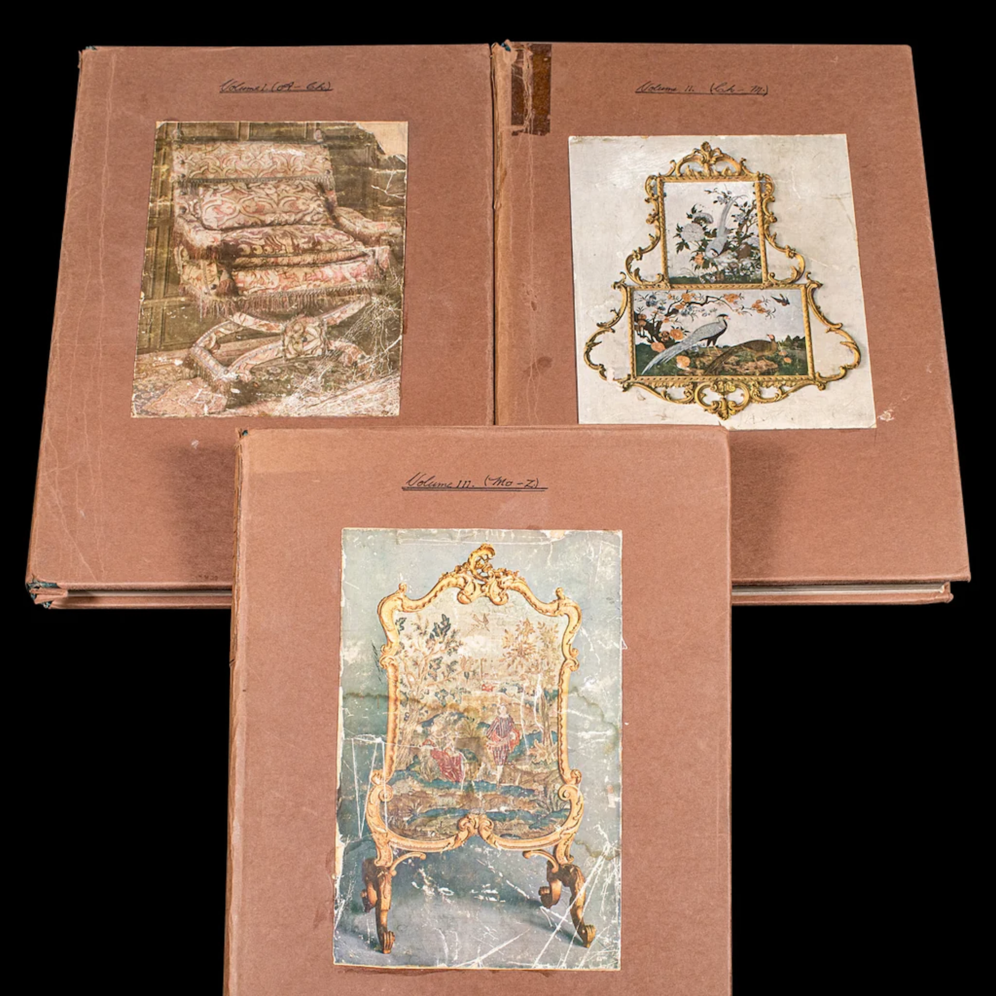 Antique 3vol Book Set, Dictionary of English Furniture, Macquoid