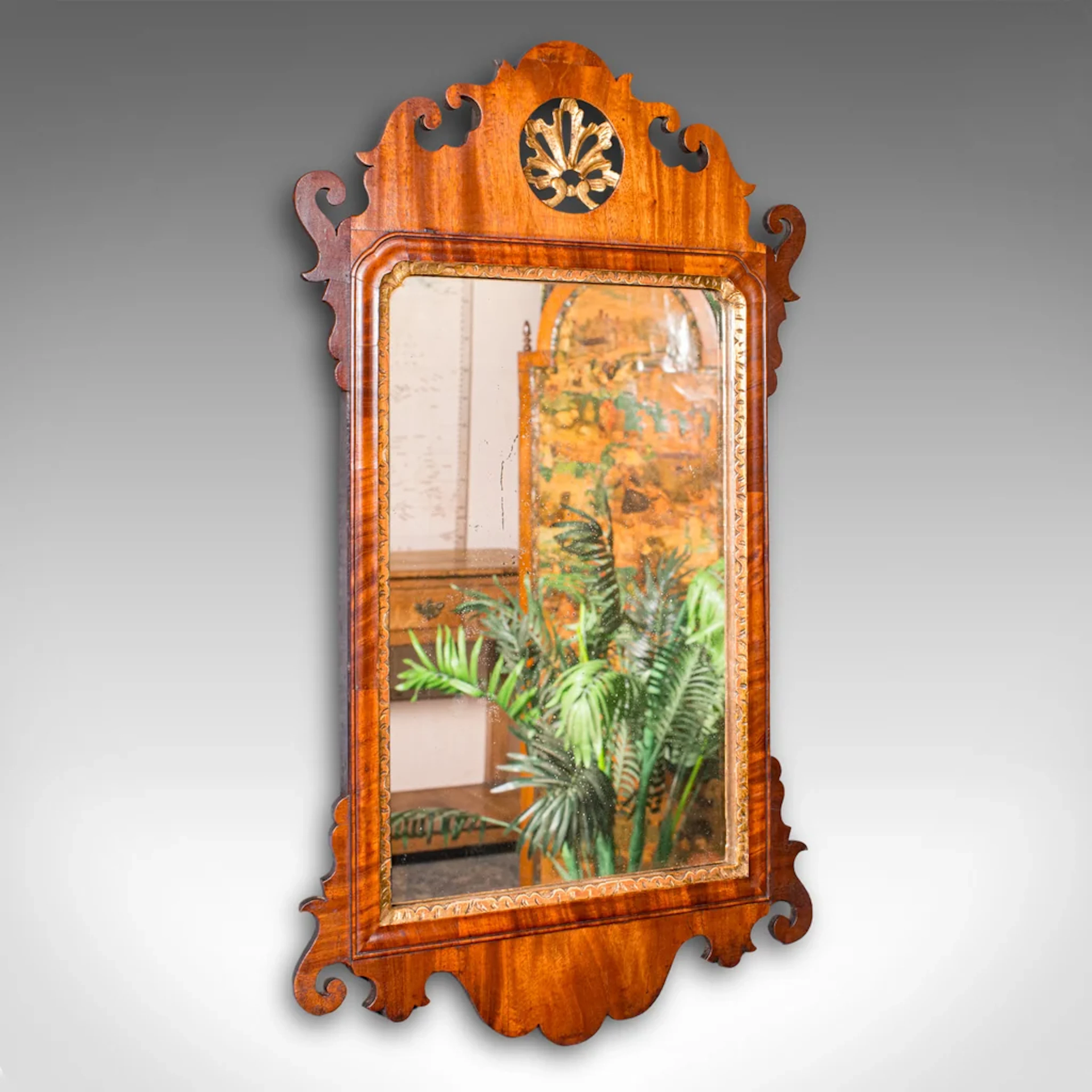 Antique Vanity Mirror, English, Reception Hall, Morning Room, Bedroom, Georgian