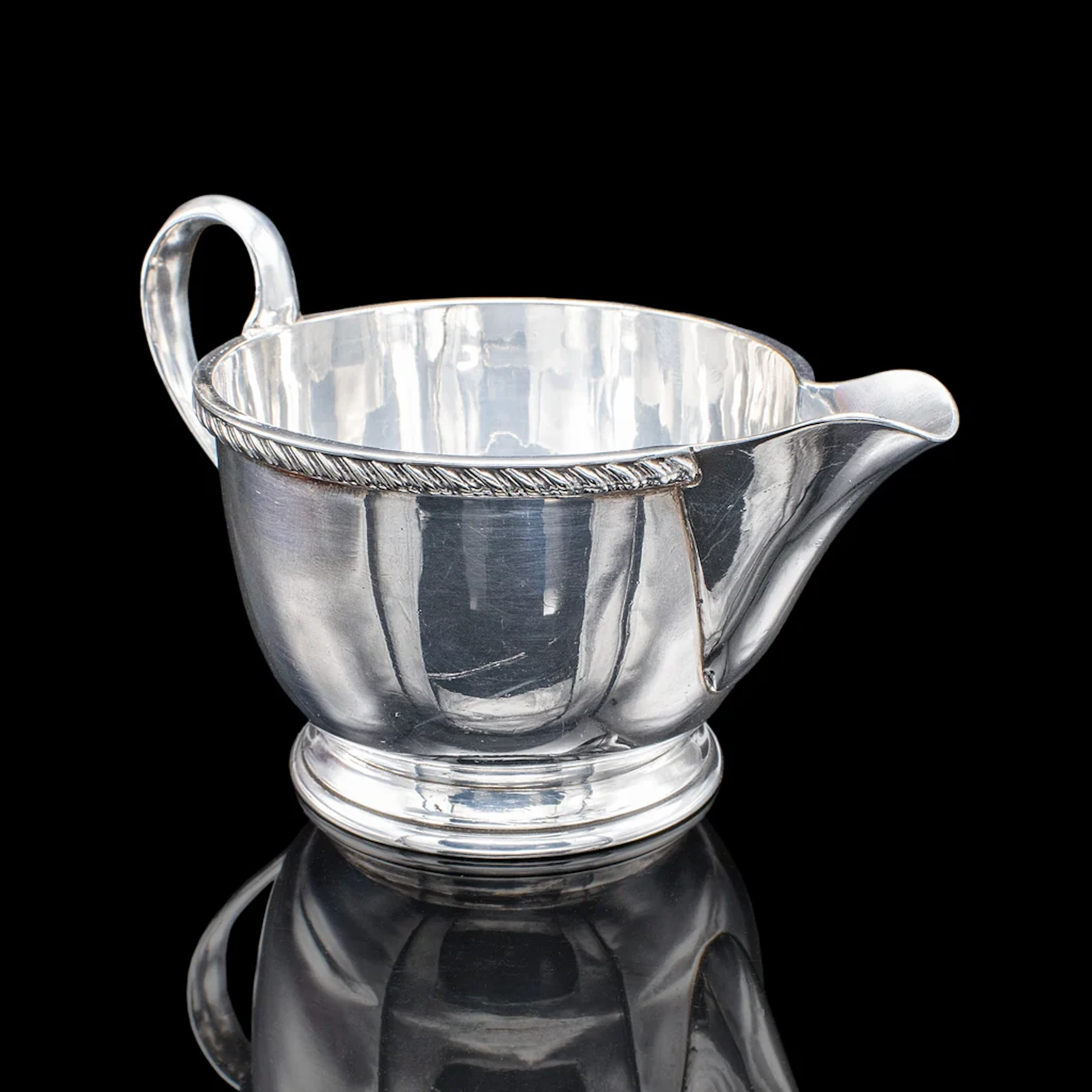 Antique Ladies Tiffin Creamer, English, Silver Plate, Pourer, Harrods