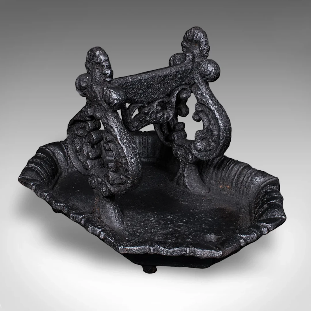 Antique Townhouse Boot Scraper, English, Shoe Pull, Cleaner, Georgian, C.1800