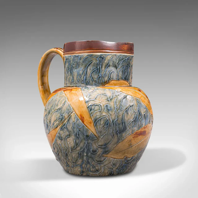 Vintage Decorative Serving Jug, English, Ceramic, Ornament, Royal Doulton, 1930