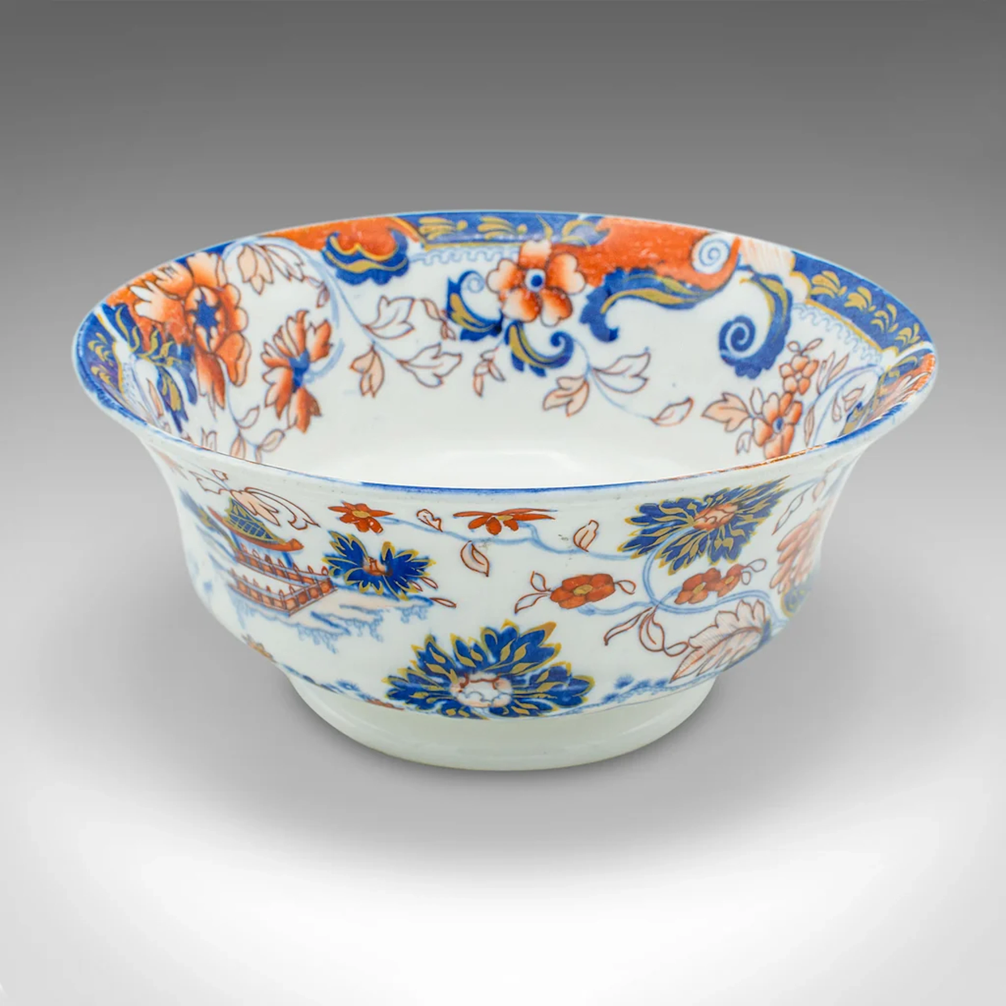 Antique Finger Bowl, English, Decorative Ceramic Serving Dish, Victorian