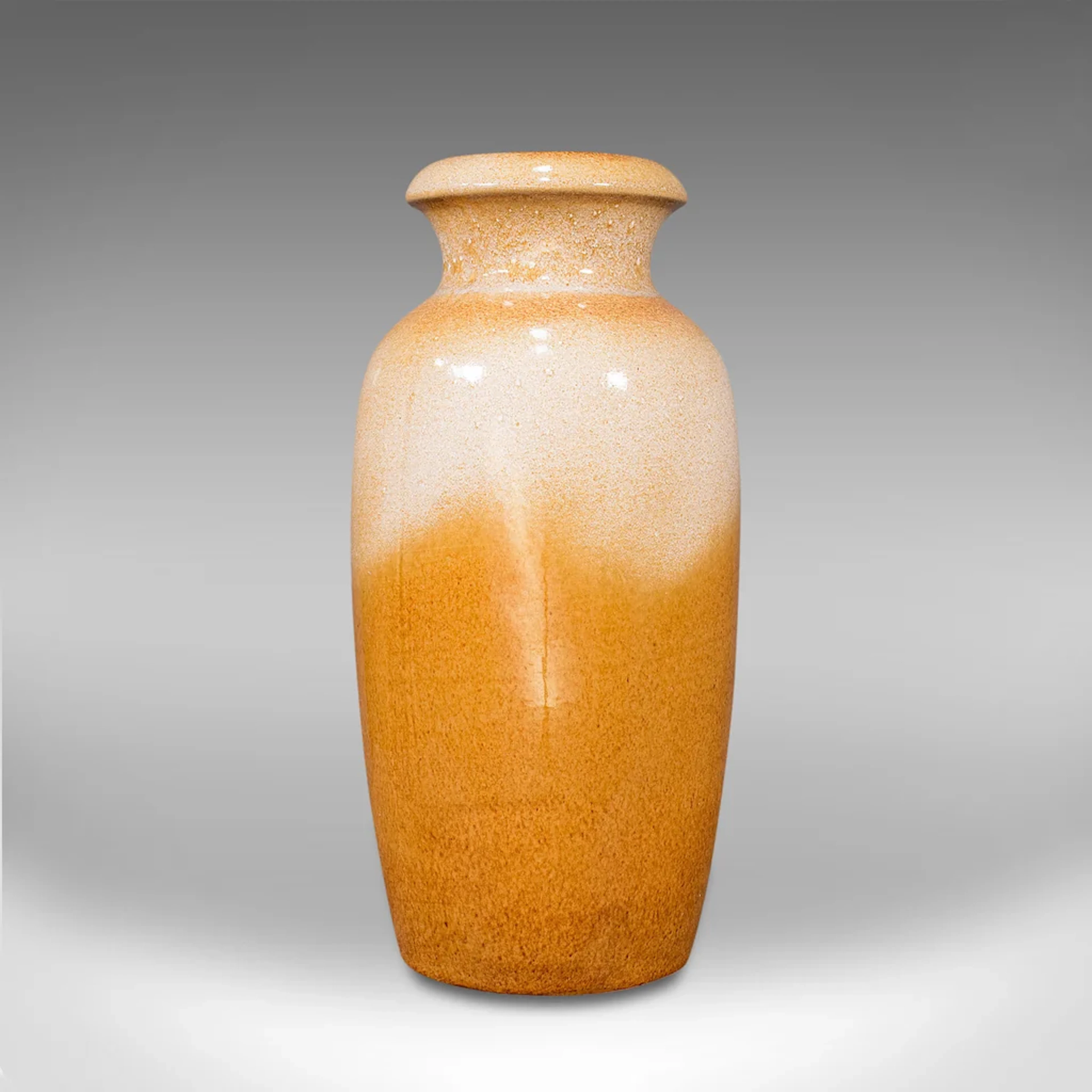 Vintage Decorative Vase, German, Ceramic, Lava, Flower, Mid Century, Circa 1960