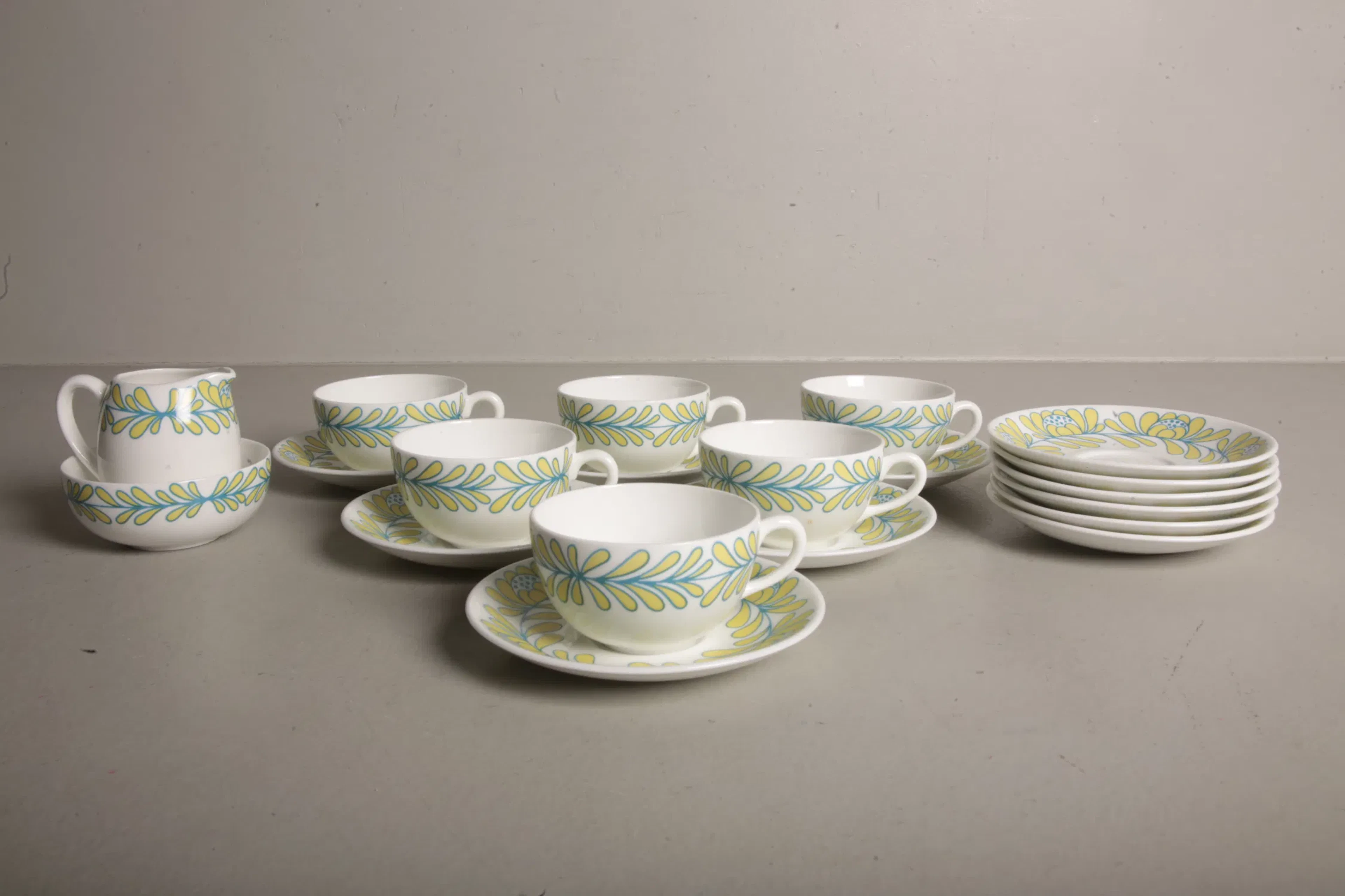 Gustavsberg servisdelar "Galejan", Design: Margareta Hennix, 20-Delar