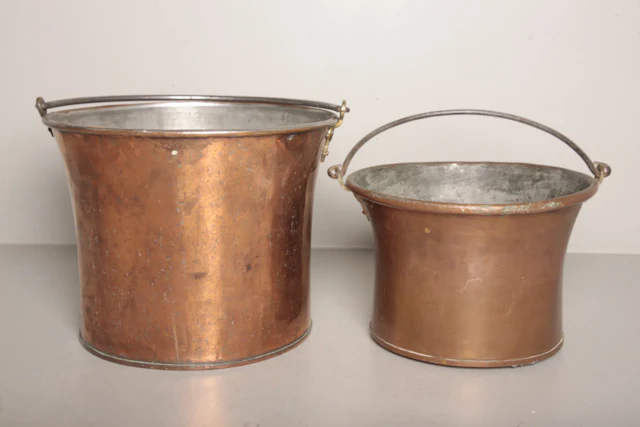 Kopparhinkar, 2st, 1800/1900-tal