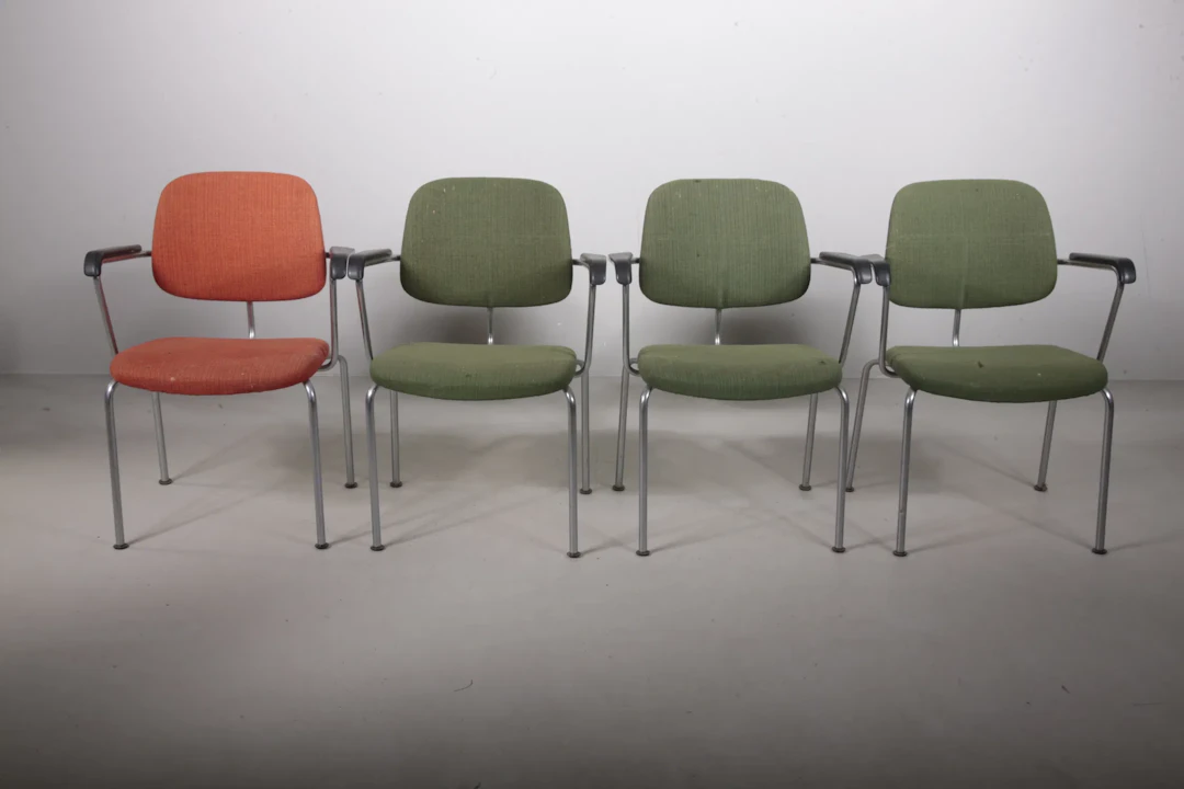Karmstolar- "Rosengrens", 4st, 1950/1960-tal