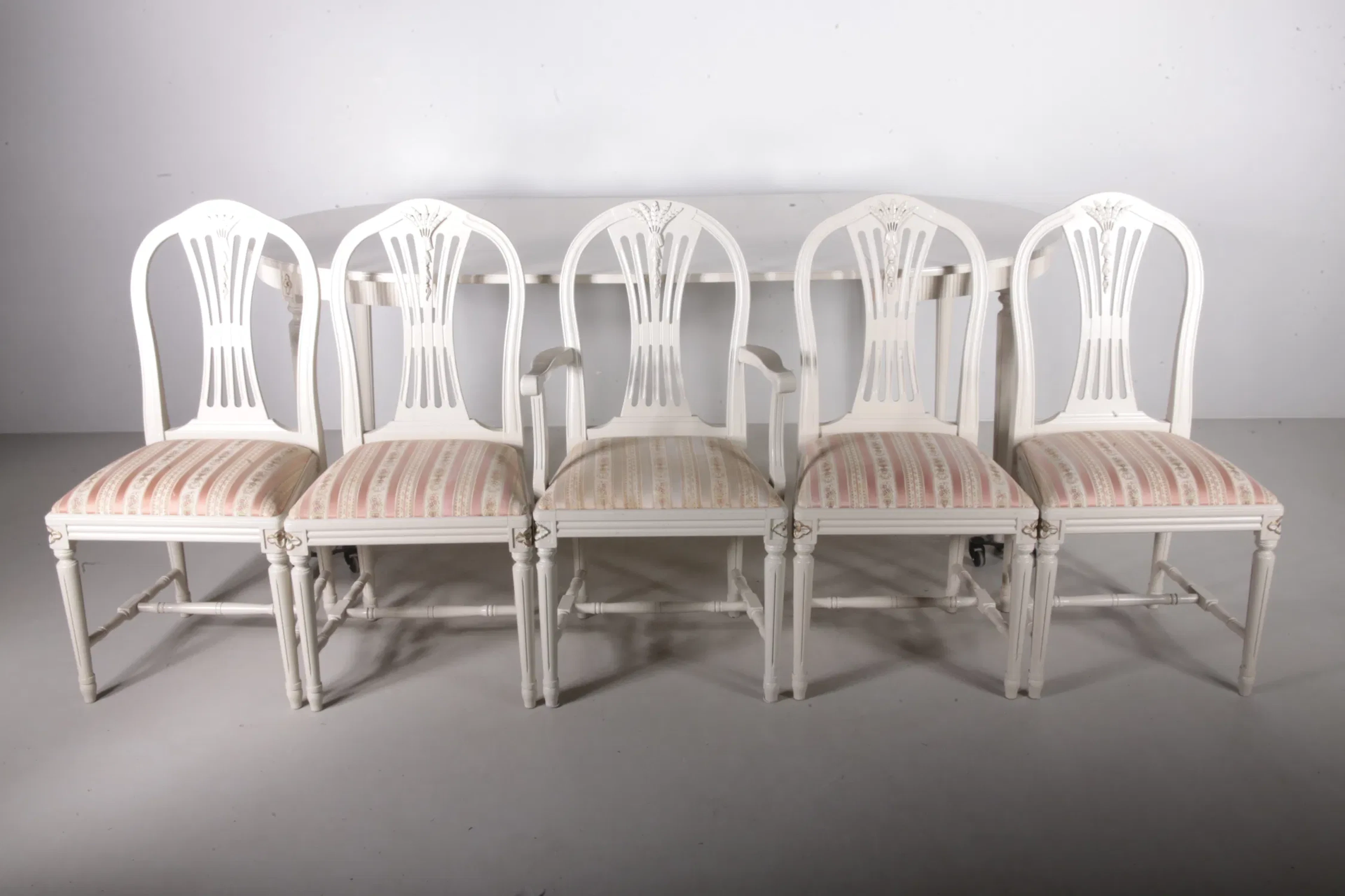 Möbelgrupp- "AXET", Gustaviansk-stil, 1900-tal, 6-Delar