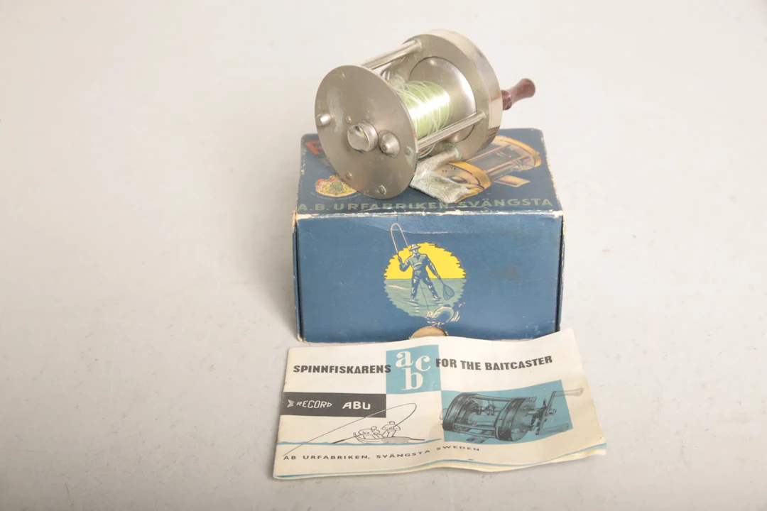 Fiskerulle- "Record", N:o 1300, Med originalkartong