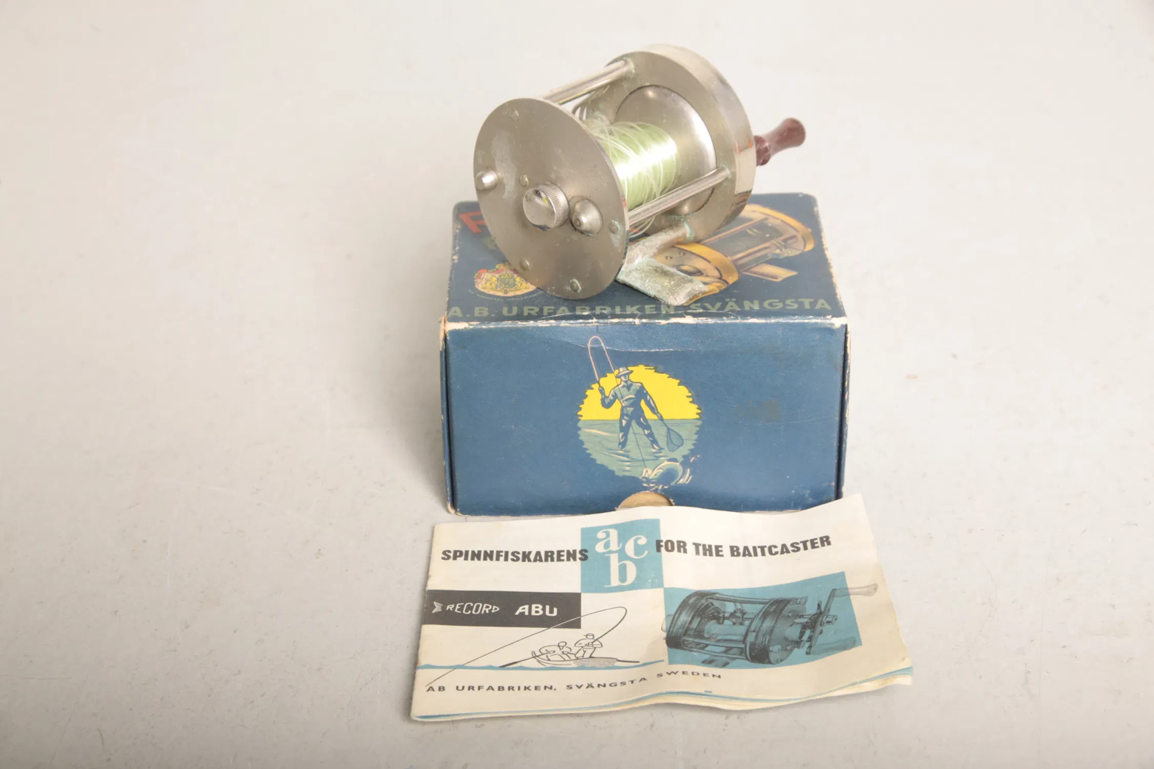 Fiskerulle- "Record", N:o 1300, Med originalkartong