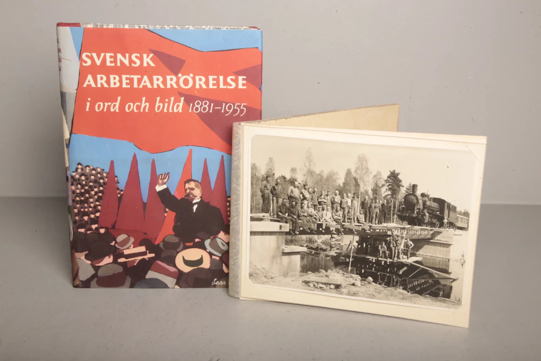 Bok- "Svenska Arbetarrörelsen- I ord & Bild 1881-1955"