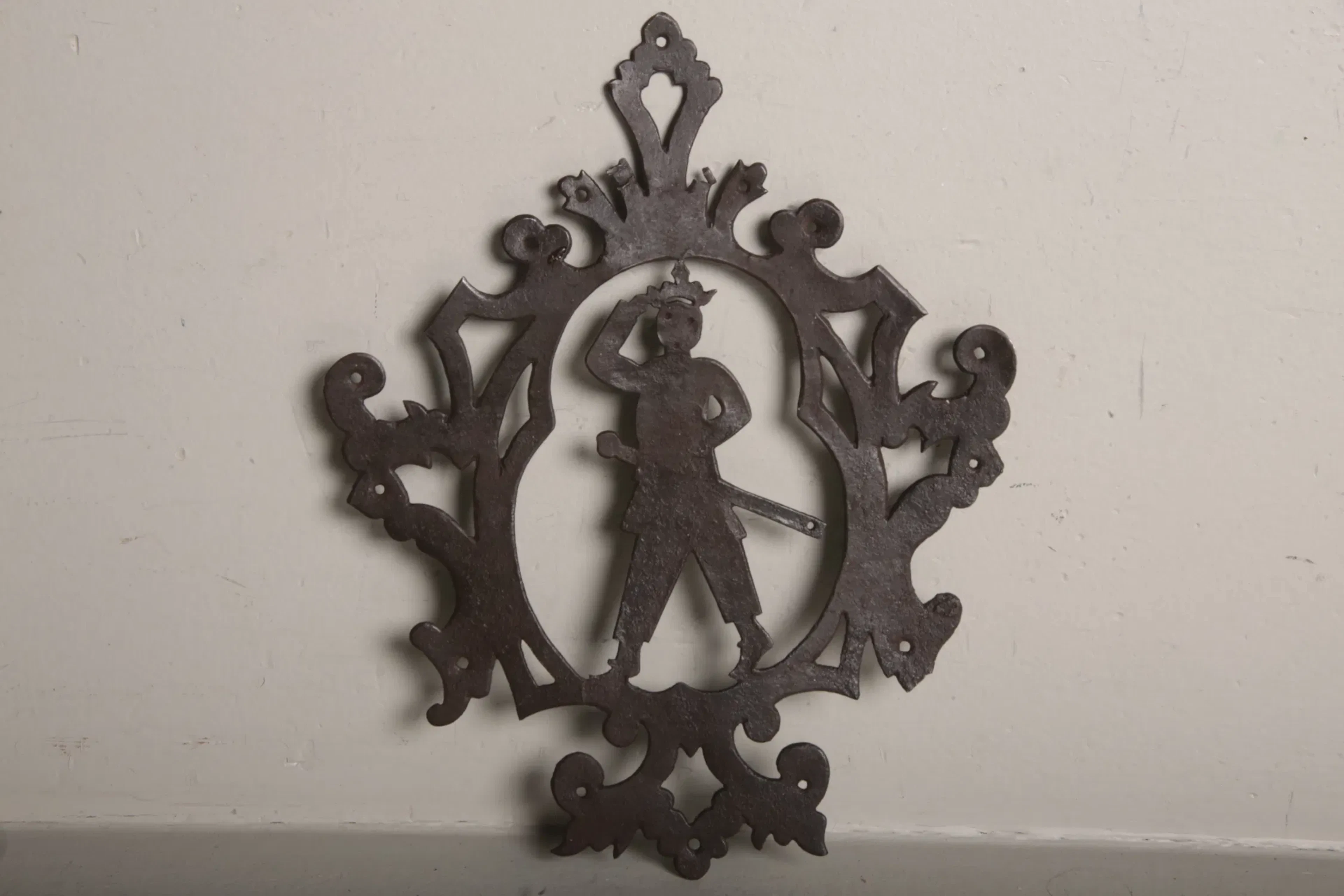 Smidesarbete, 1700/1800-tal, Vägg/Dörrutsmyckning