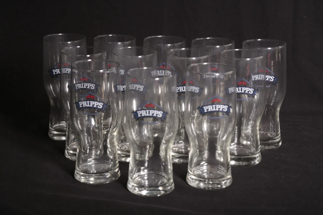 Ölglas- "Pripps", 12st
