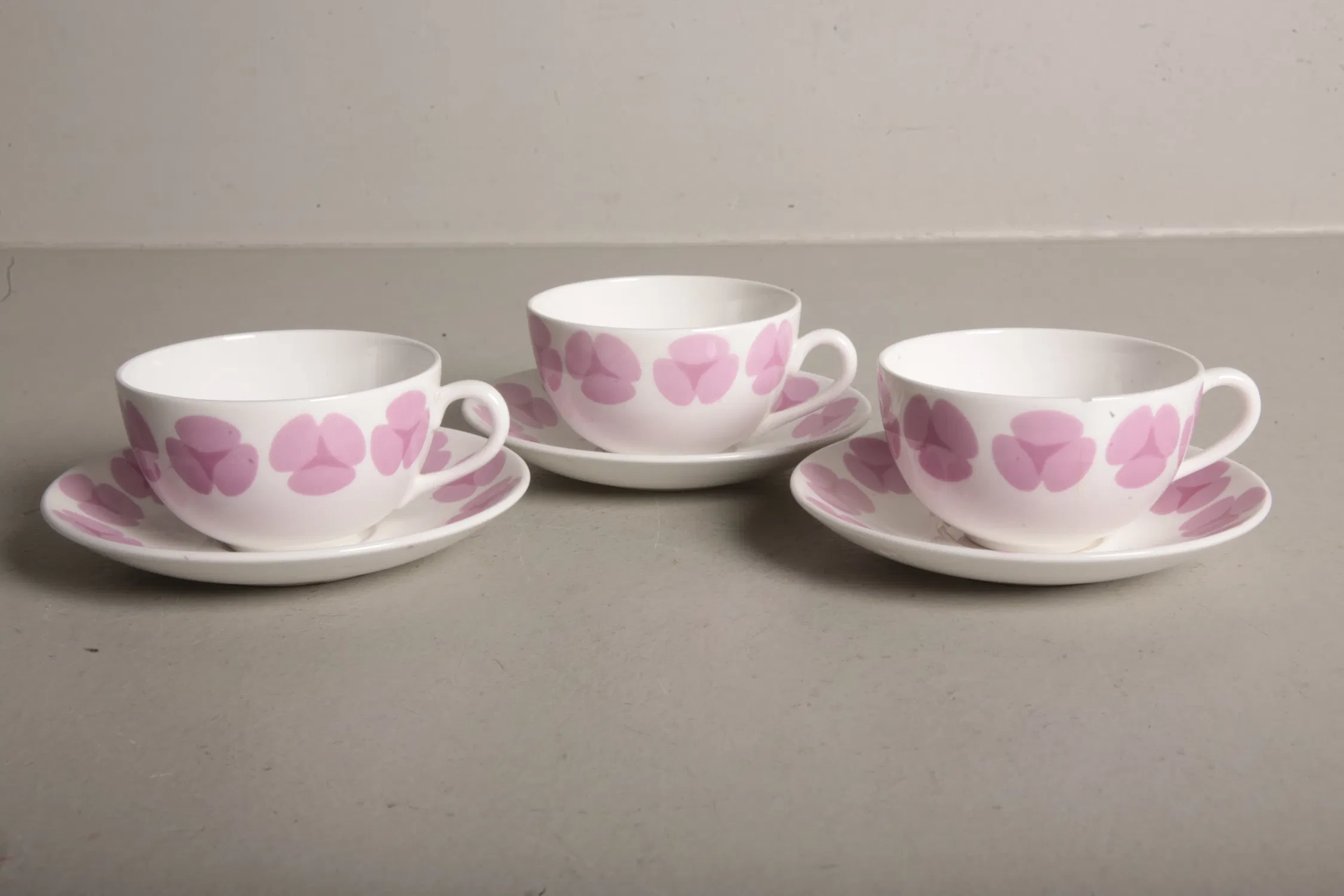 Gustavsberg servisdelar "Rosa", Design: Margareta Hennix, 6-Delar