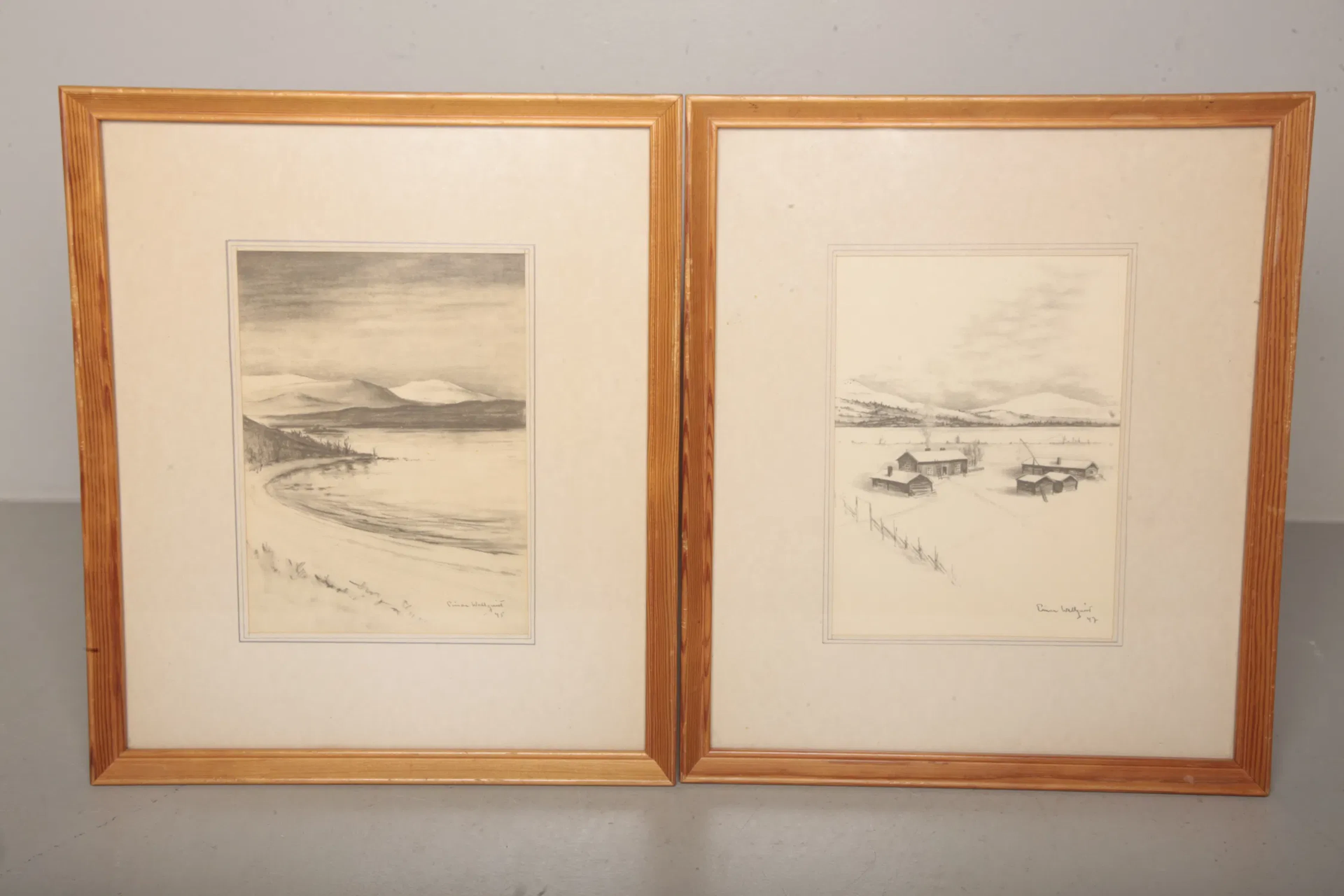 Einar Wallqvist "Lappdoktorn", 2st Teckningar