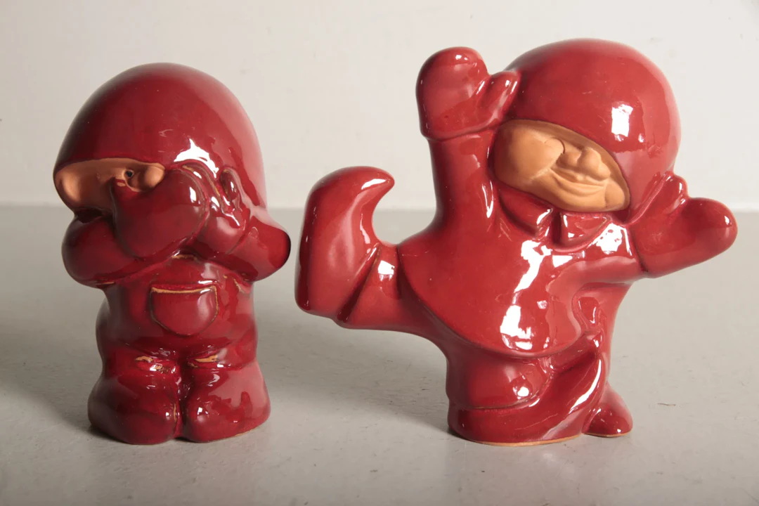 Nittsjö Keramik, Figuriner, 2st tomtar