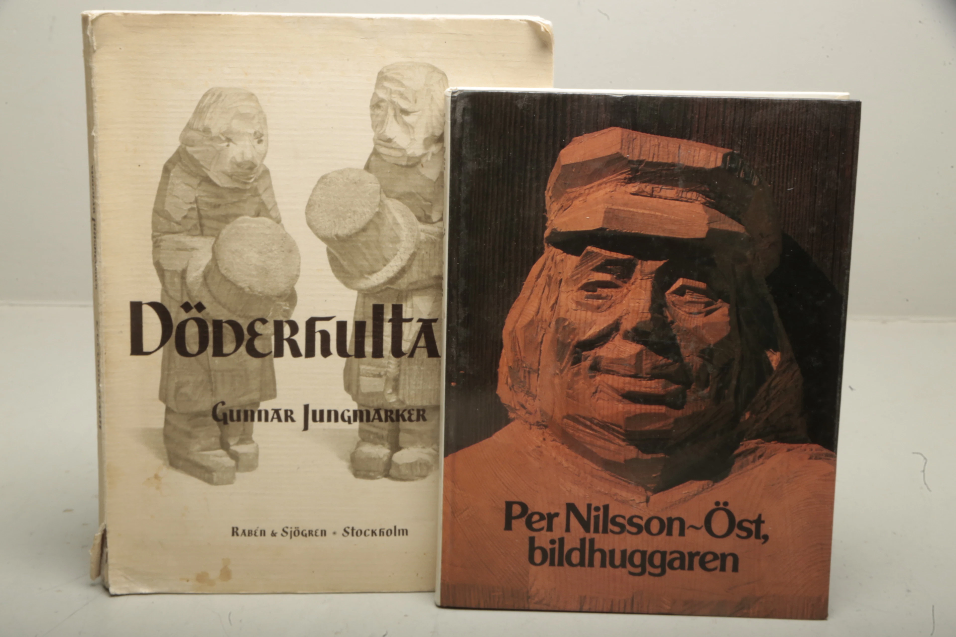 Böcker, 2st, "Döderhultarn" & "Bildhuggaren"