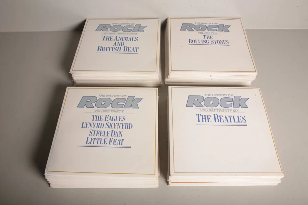 The history of rock- Vinylskivor, 40st dubbel LP, Komplett