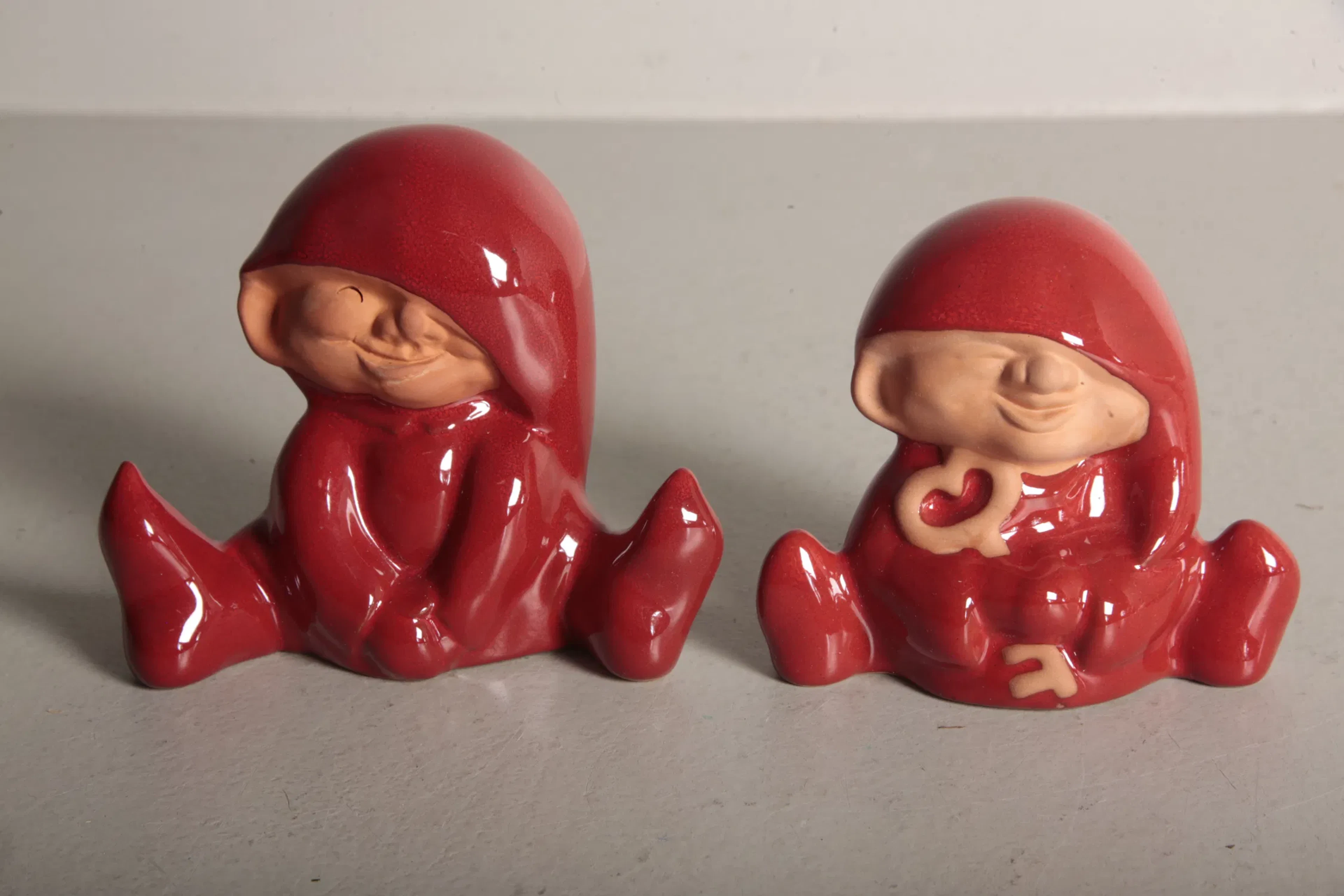 Nittsjö Keramik, Figuriner, 2st tomtar
