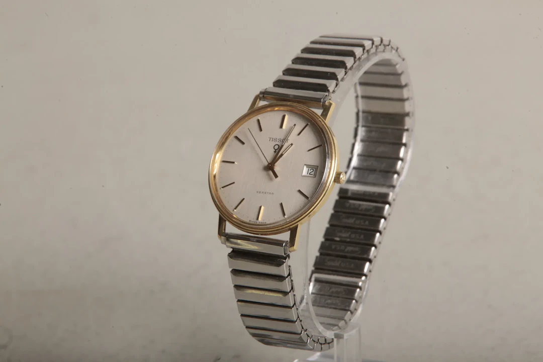 Armbandsklocka- "Tissot, Seastar" 18K Guld