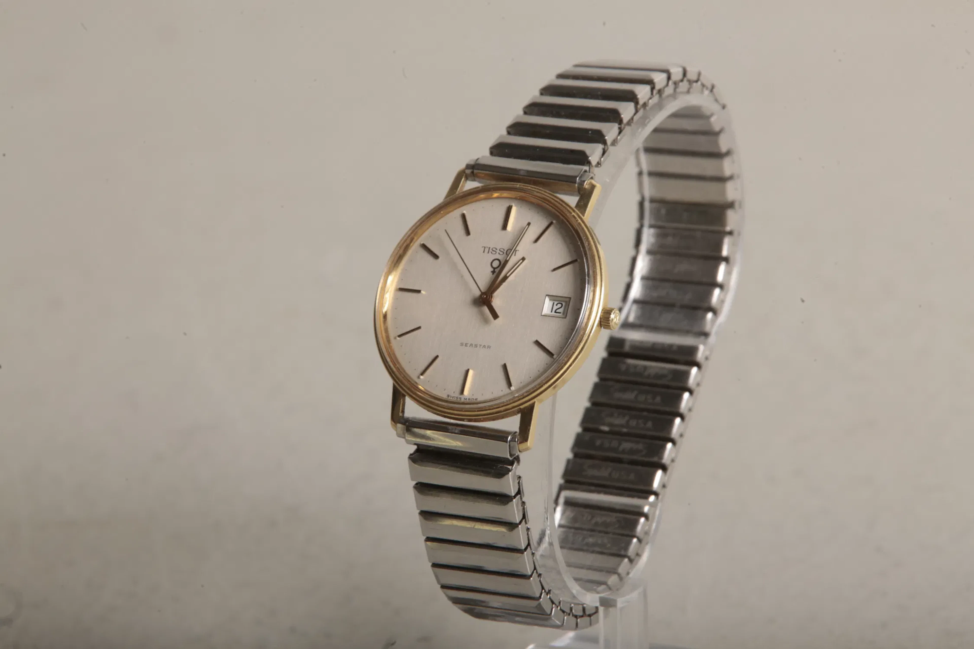 Armbandsklocka- "Tissot, Seastar" 18K Guld