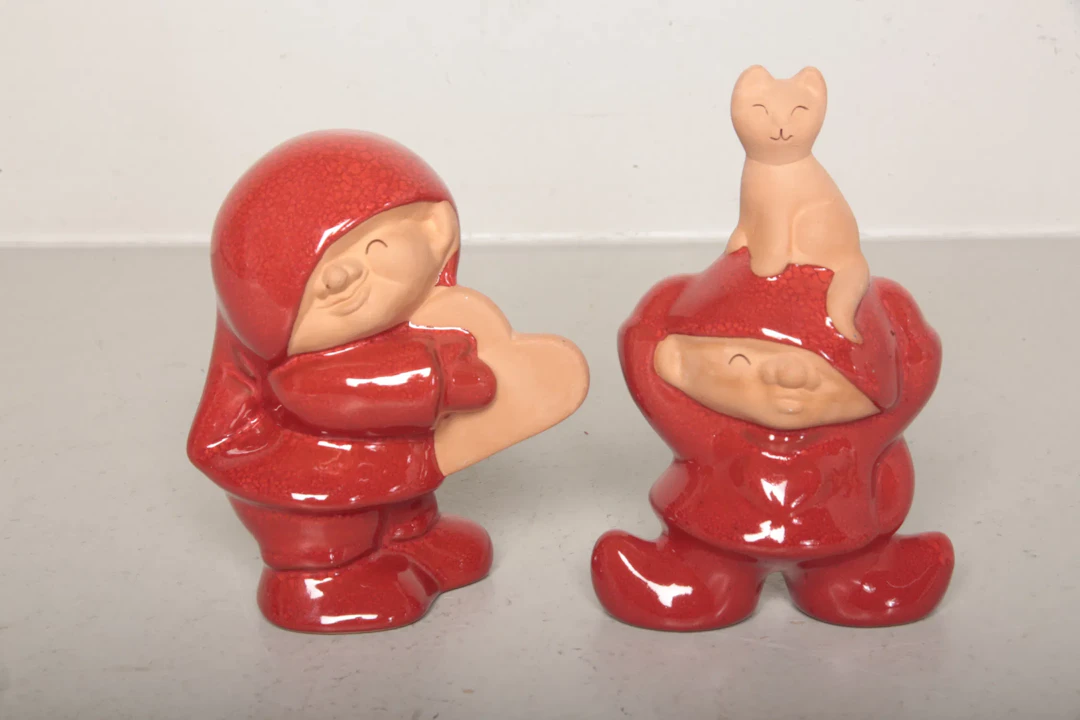 Nittsjö Keramik, Figuriner, 2st tomtar
