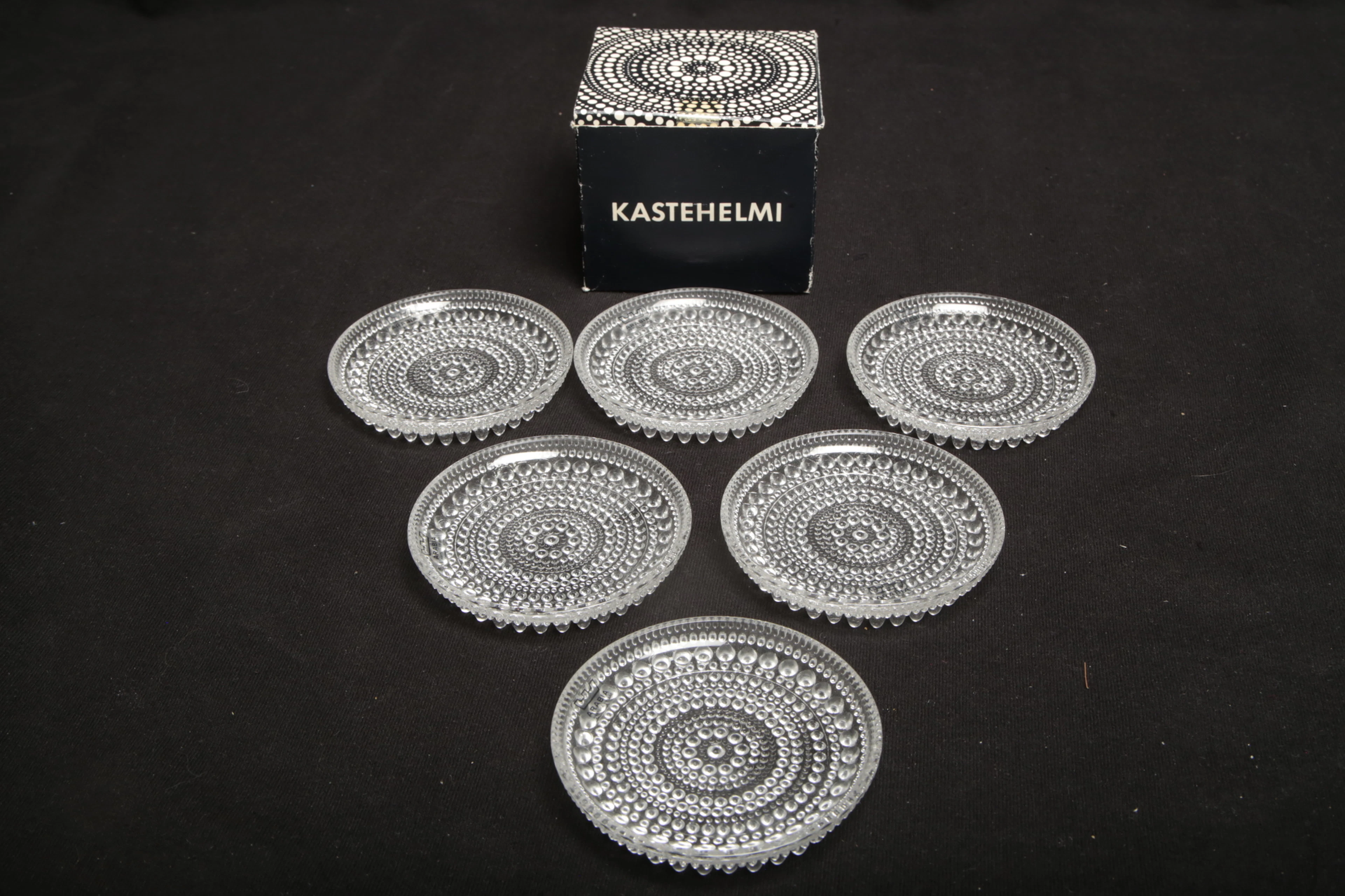 Arabia/ Kastehelmi- "Coasters", 6st