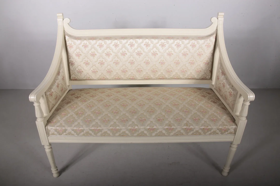 Möbelgrupp, Gustaviansk-stil, 1800/1900-tal, 3-Delar