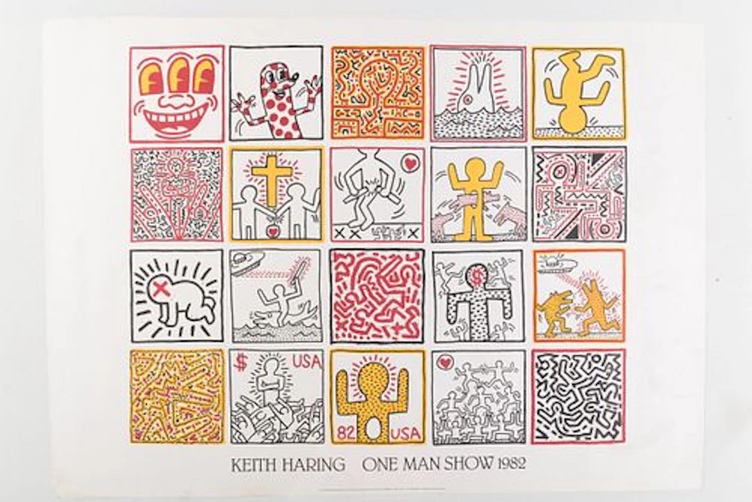 Keith Haring, 'One Man Show" Poster