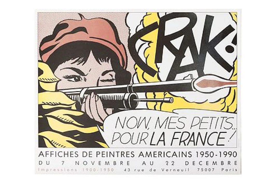 Roy Lichtenstein, 'Crak!' Exhibition Poster