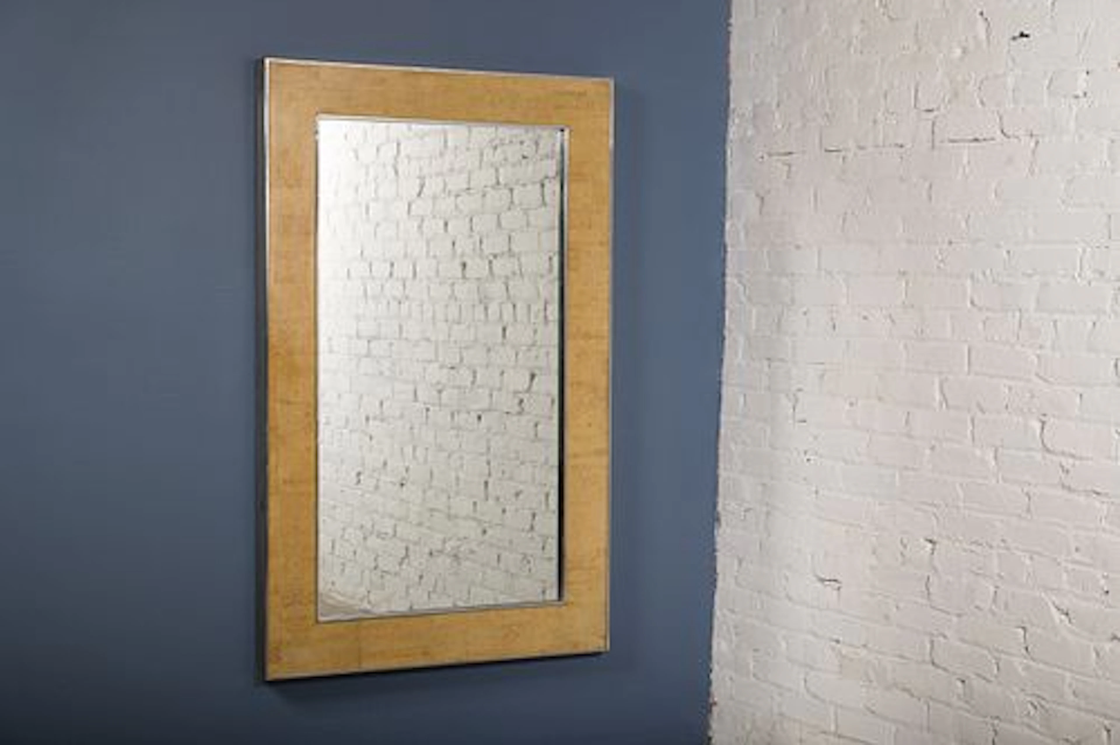 Modern, Burl Wall Mirror - $500