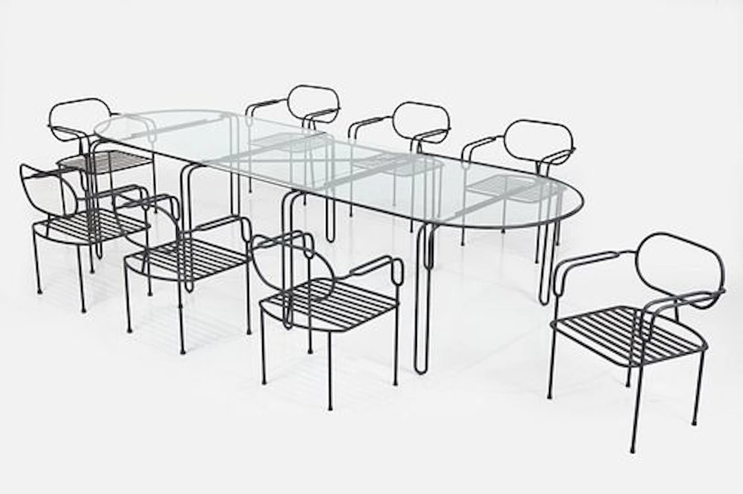 Shiro Kuramata Style, Dining Set (9)