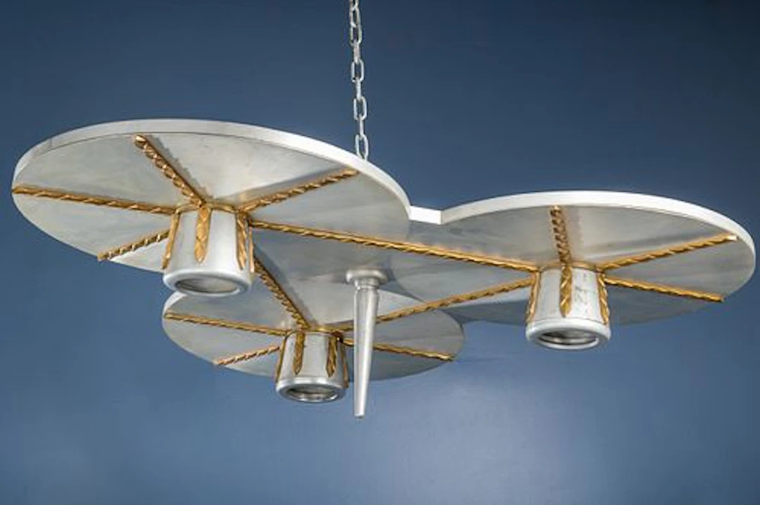 Mexican, Art Deco Style Ceiling Light - $875