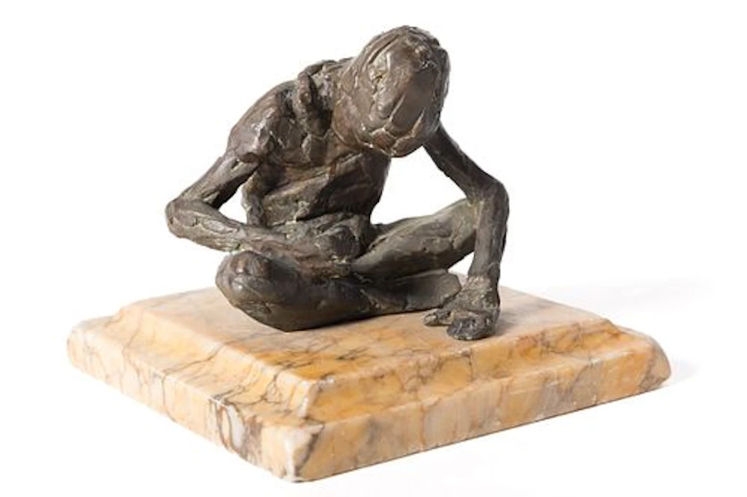 French, Hunched Figure