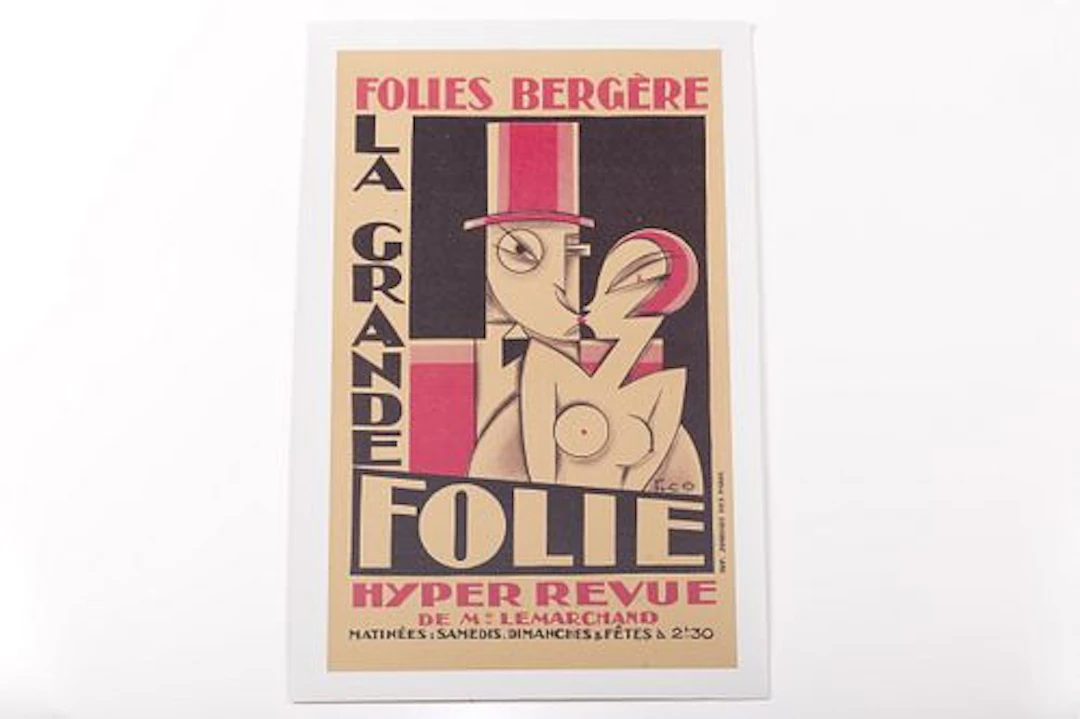 Maurice Picaud, Folies Bergere Poster