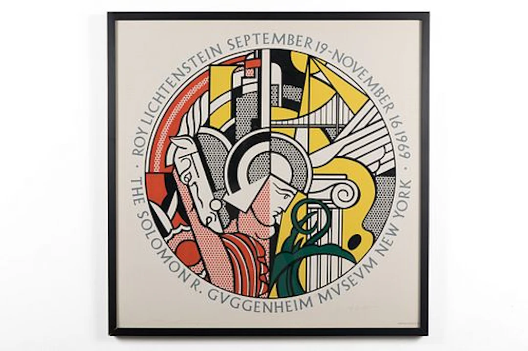 Roy Lichtenstein, The Solomon R. Guggenheim Museum Art Exhibition Poster