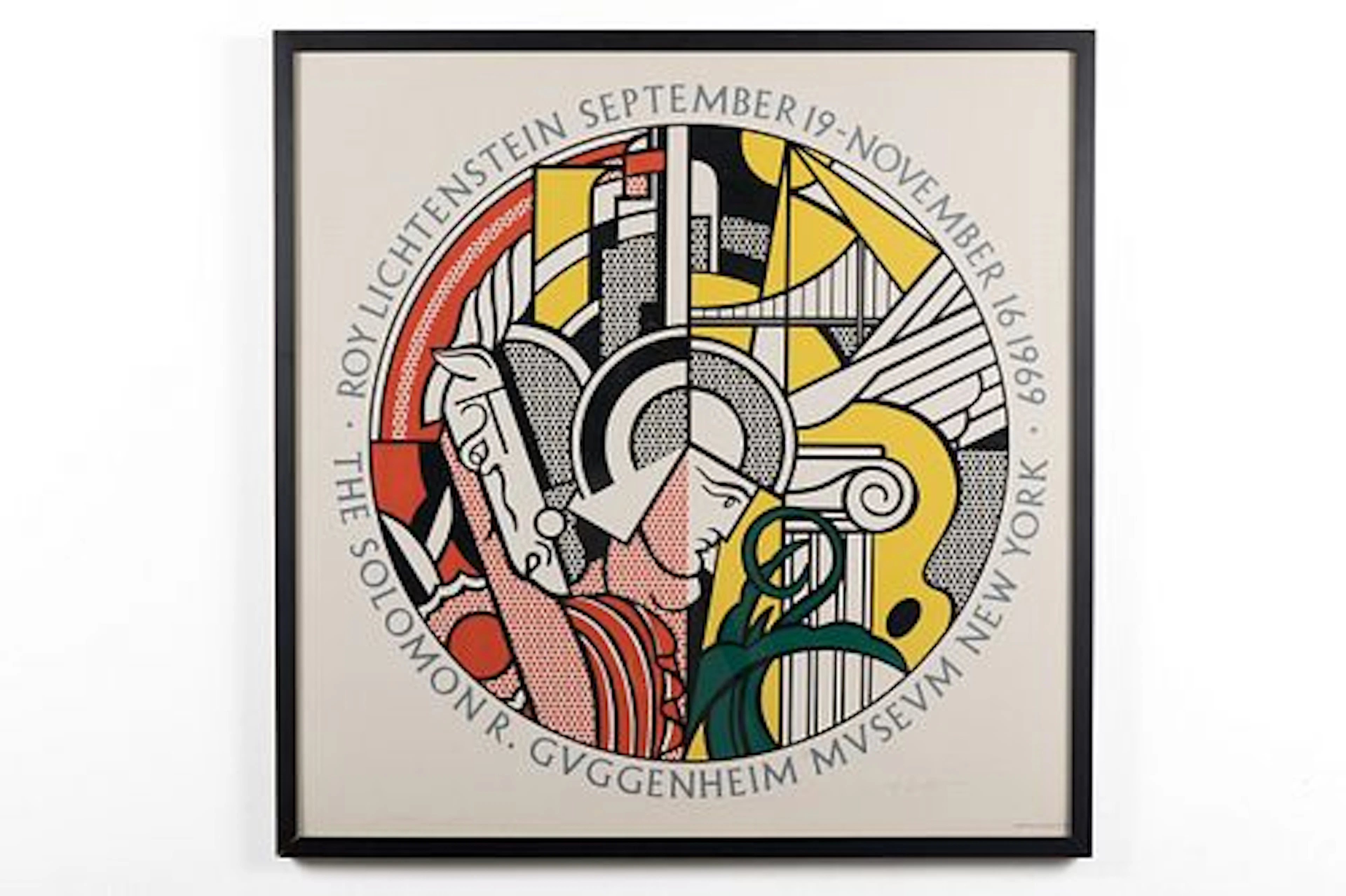 Roy Lichtenstein, The Solomon R. Guggenheim Museum Art Exhibition Poster